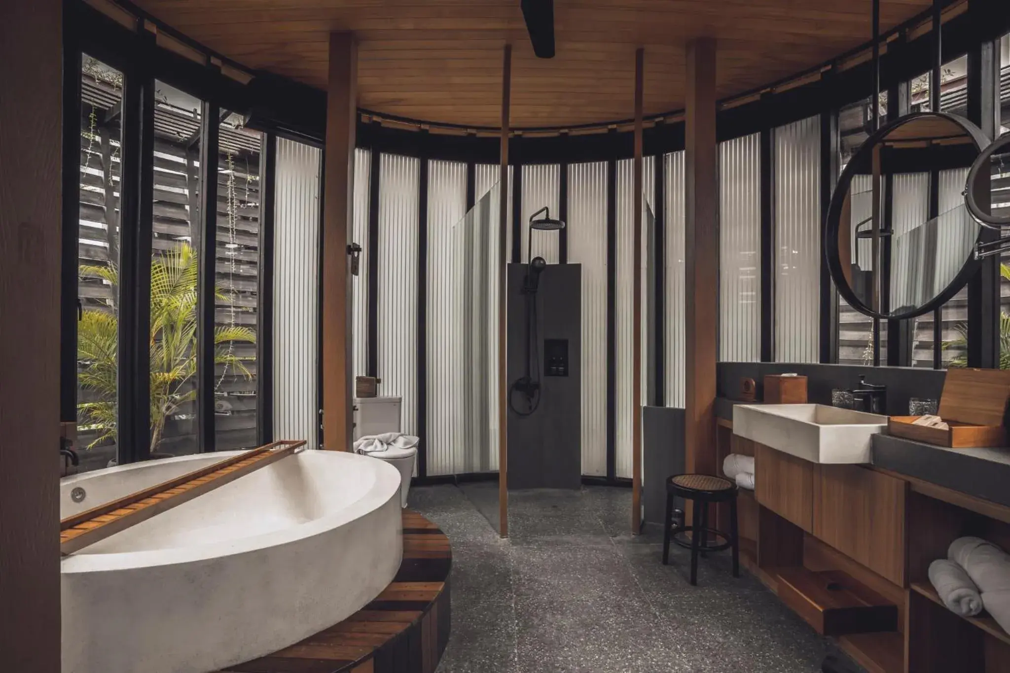 Bathroom in Canggu Cabana Resort & Spa by Ini Vie Hospitality Bathroom in Canggu Cabana Resort & Spa by Ini Vie Hospitality
