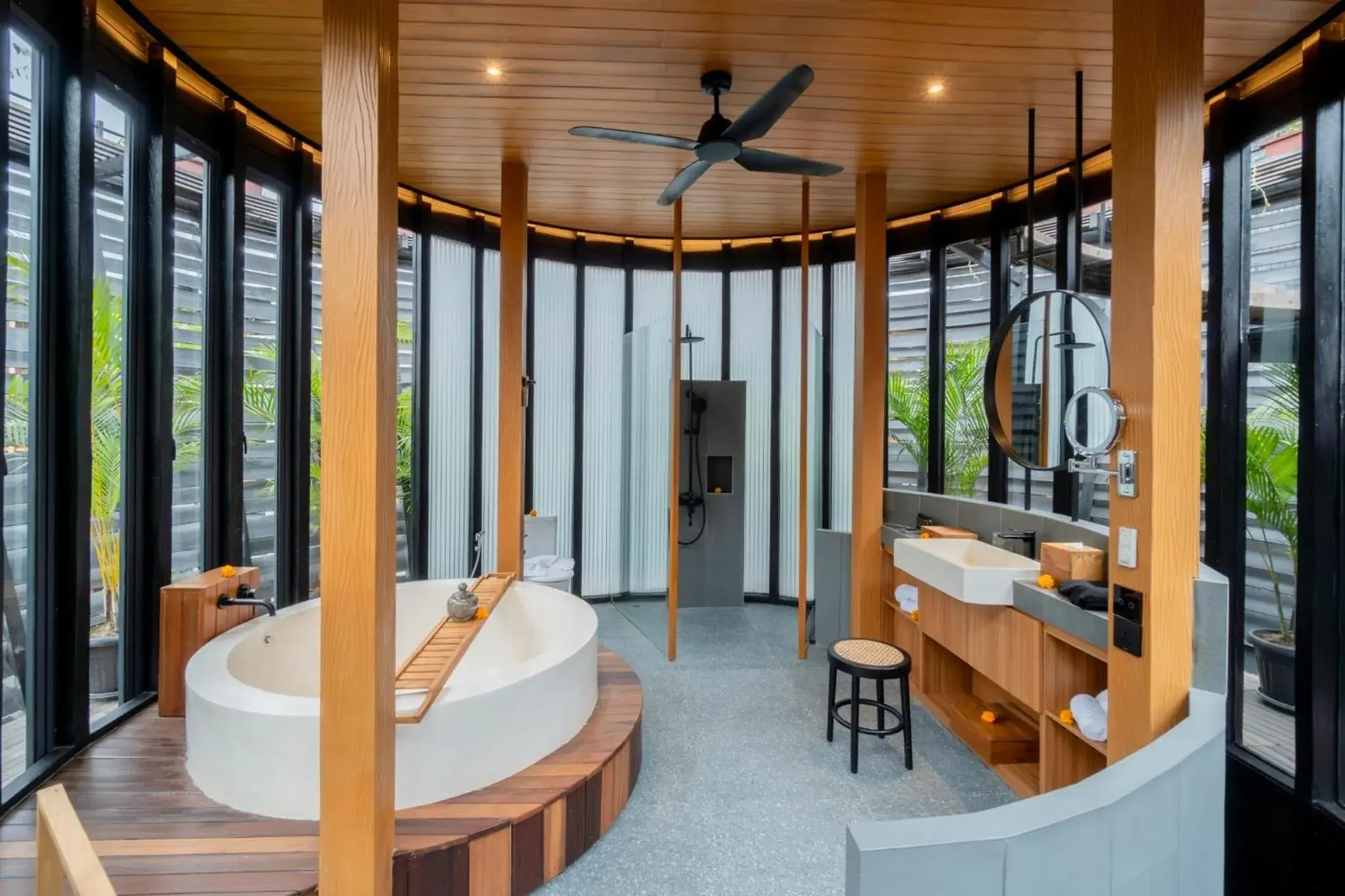 Bathroom in Canggu Cabana Resort & Spa by Ini Vie Hospitality Bathroom in Canggu Cabana Resort & Spa by Ini Vie Hospitality