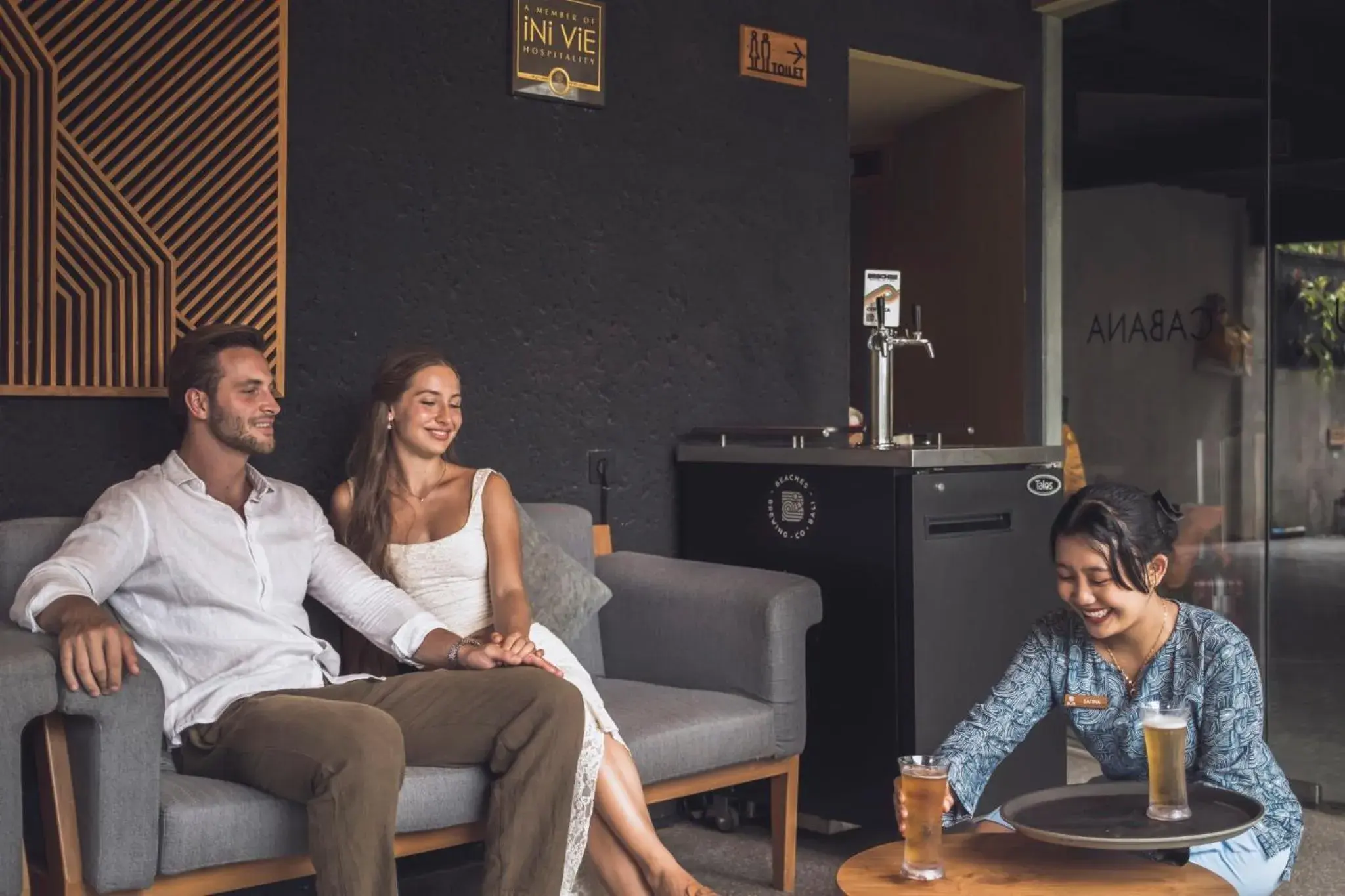 Lobby or reception in Canggu Cabana Beach Resort by Ini Vie Hospitality Lobby or reception in Canggu Cabana Beach Resort by Ini Vie Hospitality