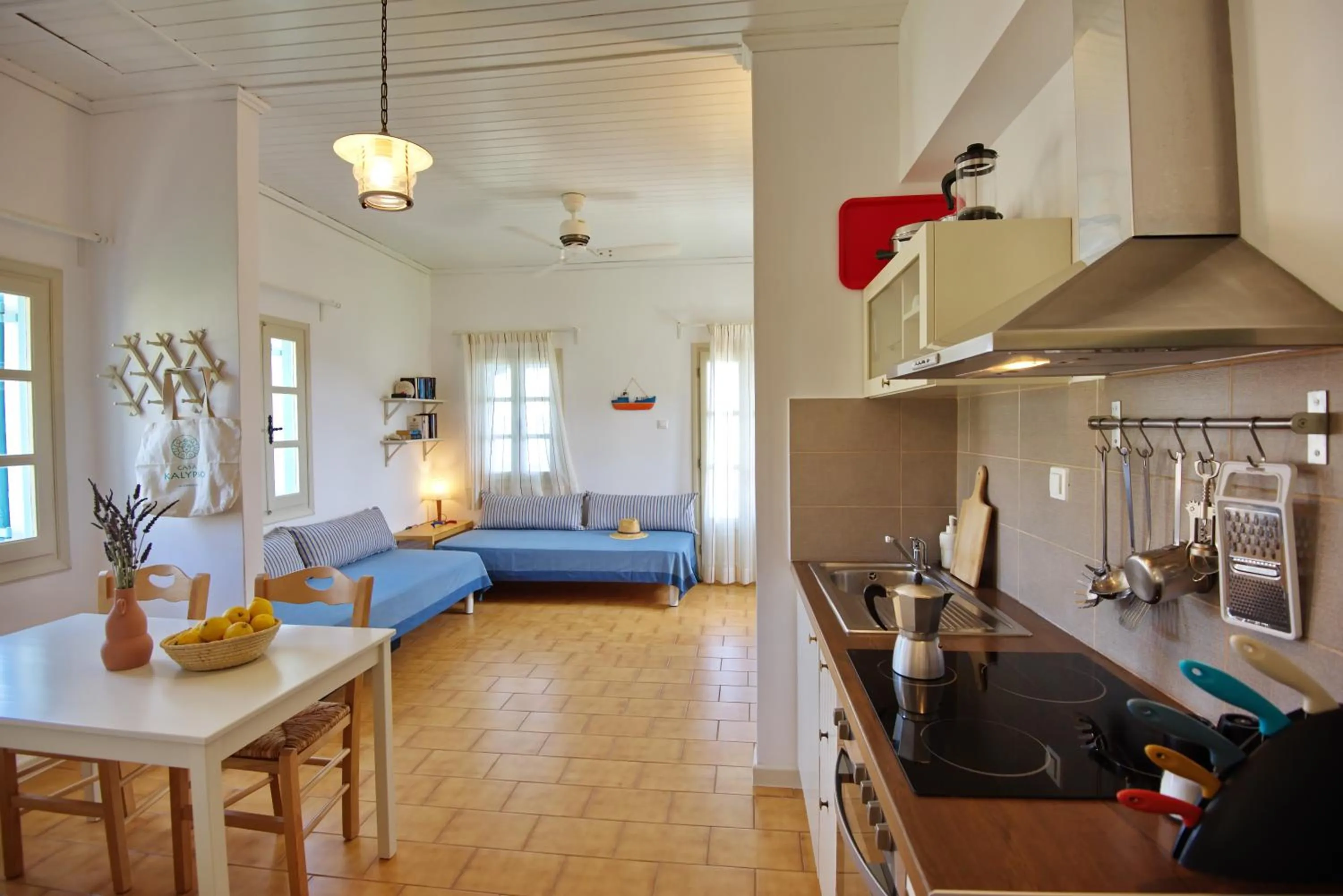 Kitchen or kitchenette in Casa Kalypso