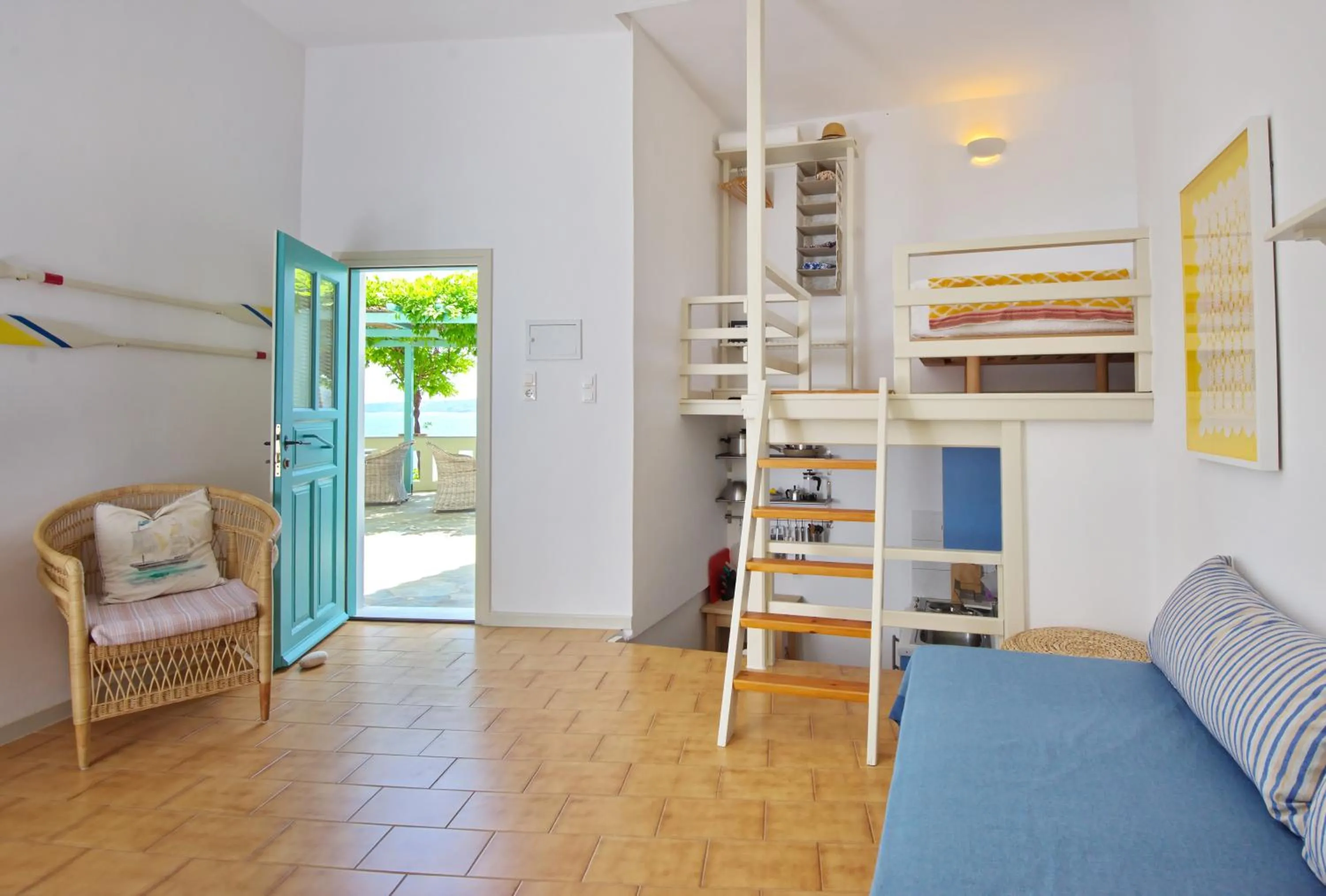 Kitchen or kitchenette in Casa Kalypso
