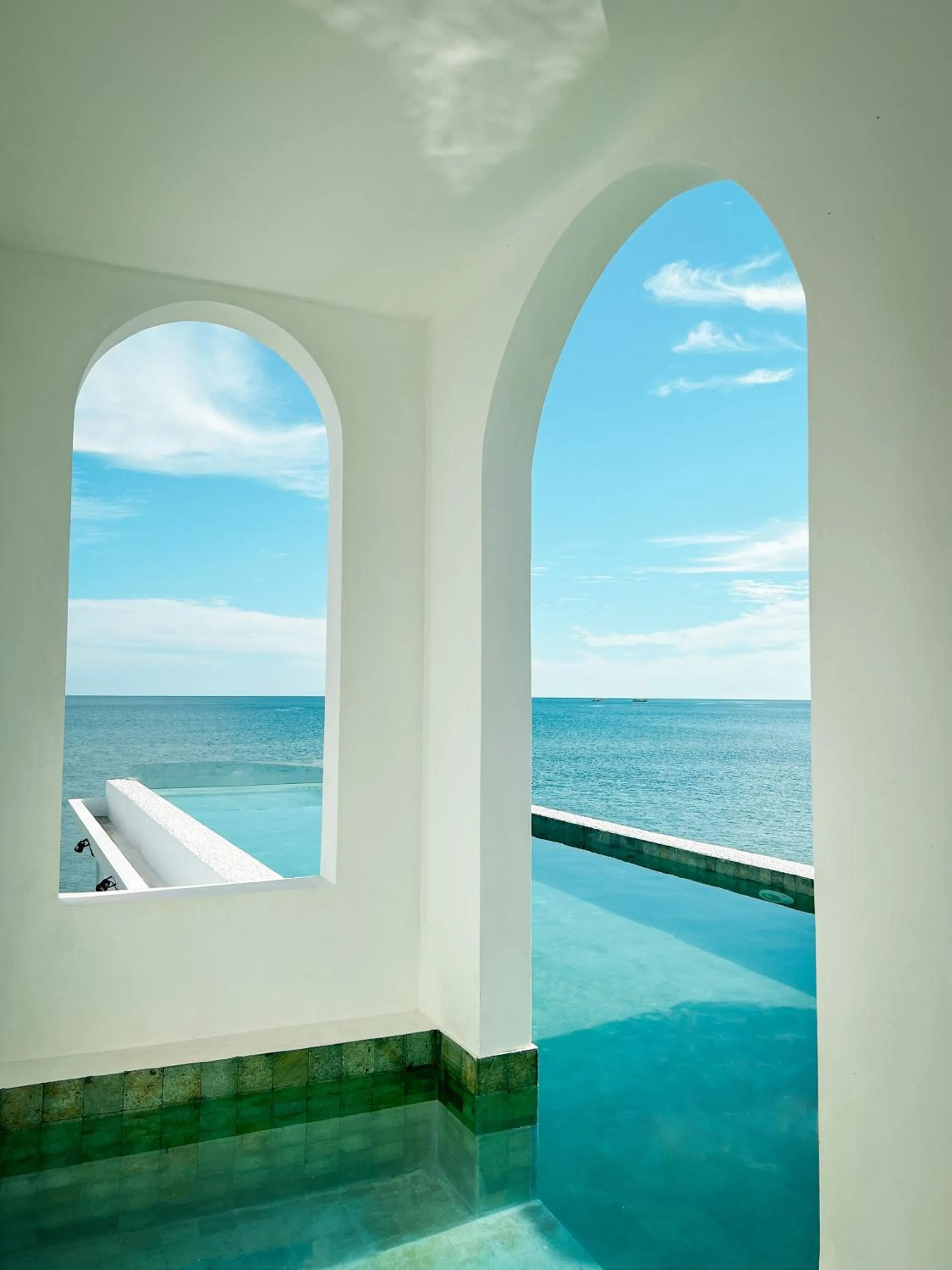 Pool view in Renjana Beach House
