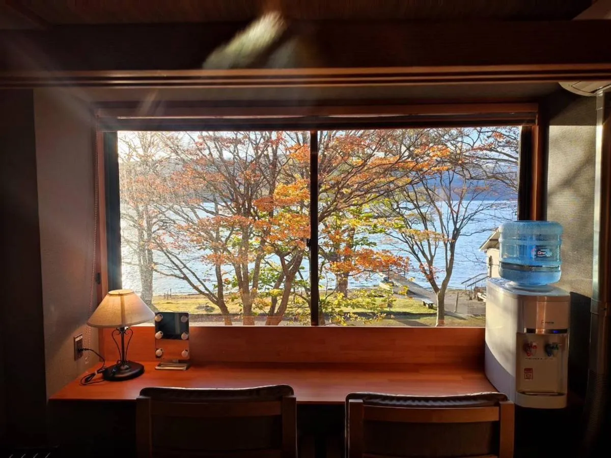 Lake view in Towadakohan Sakura