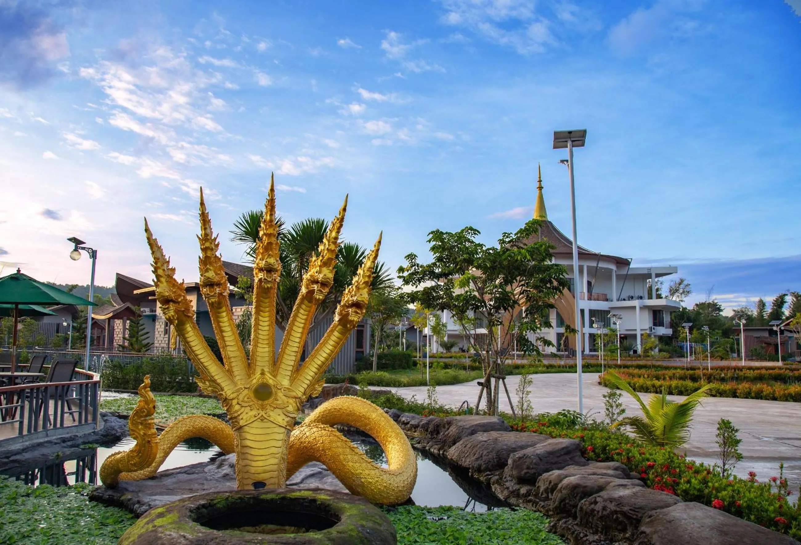 Garden view in Nakaburi Sanctuary Resort&Spa