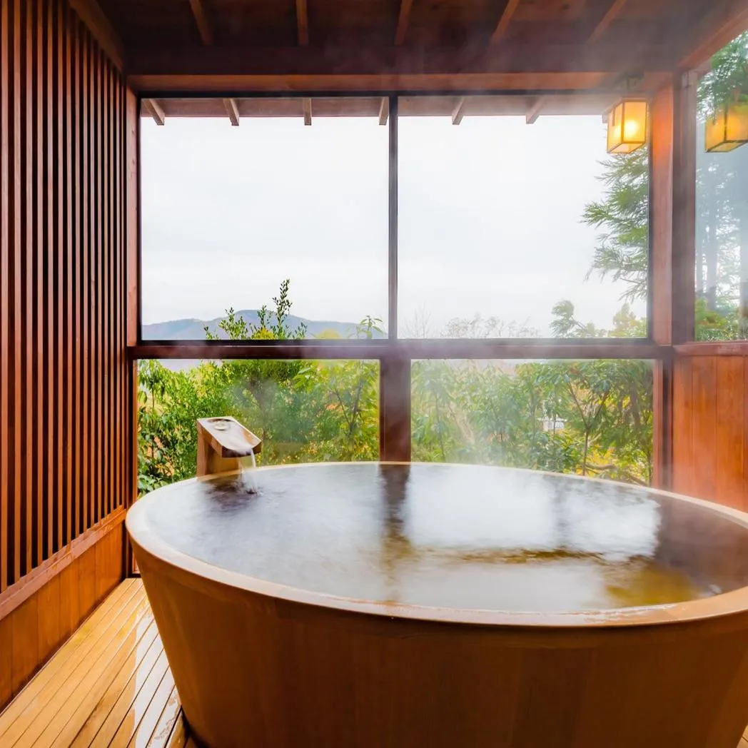 Hot Spring Bath in Hakone Kyuan
