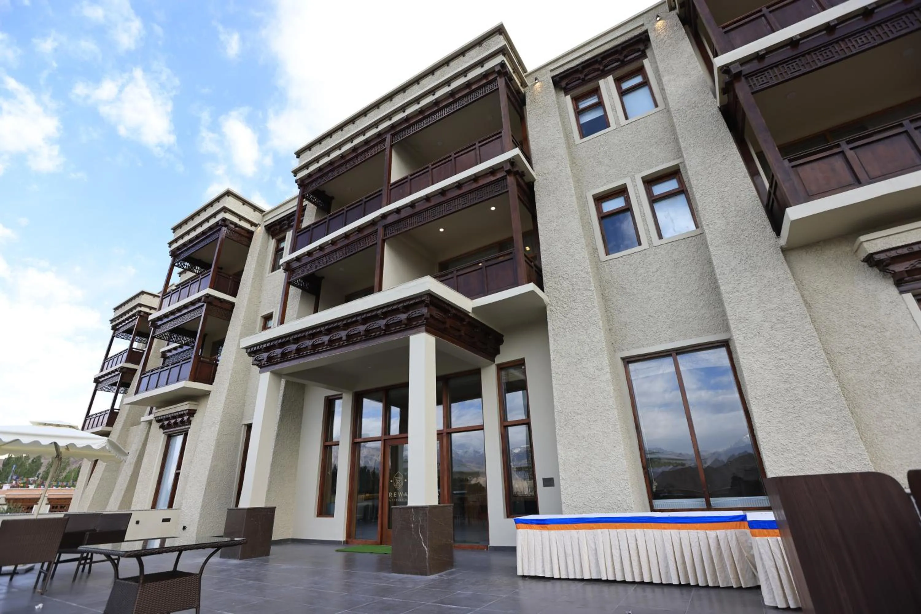 Property building in Hotel Rewa Ladakh