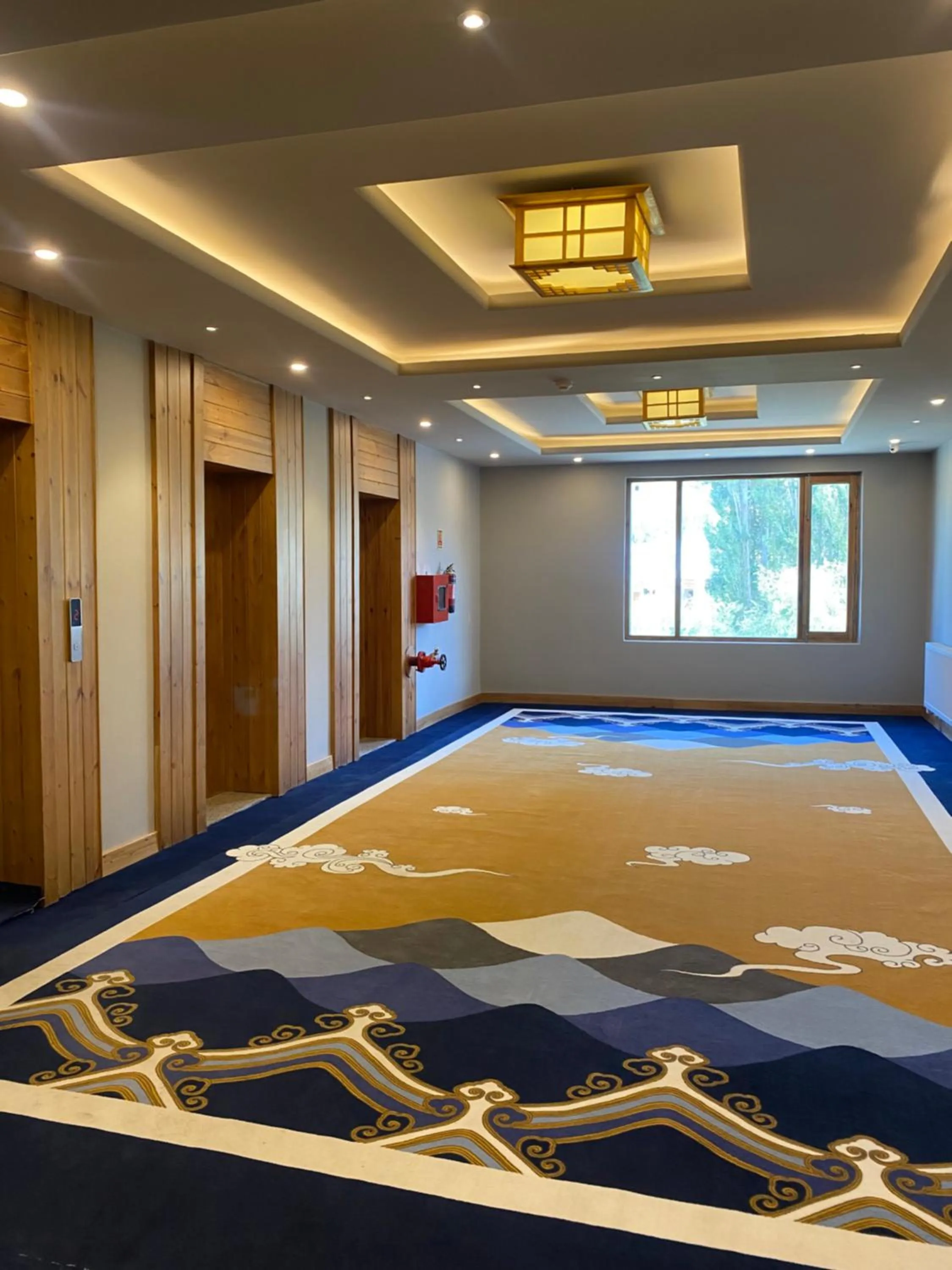 Floor plan, Bed in Hotel Rewa Ladakh