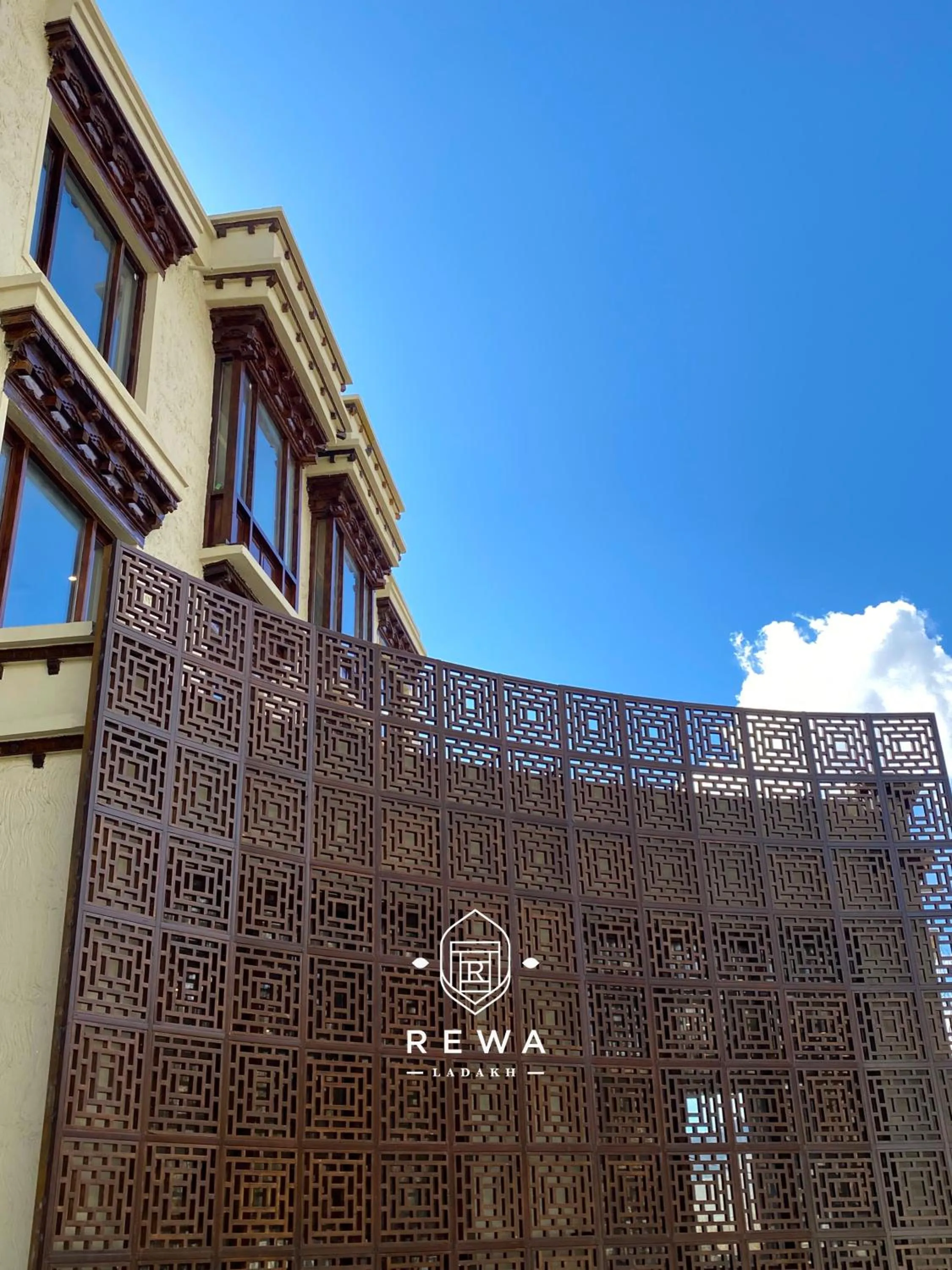 Facade/entrance in Hotel Rewa Ladakh
