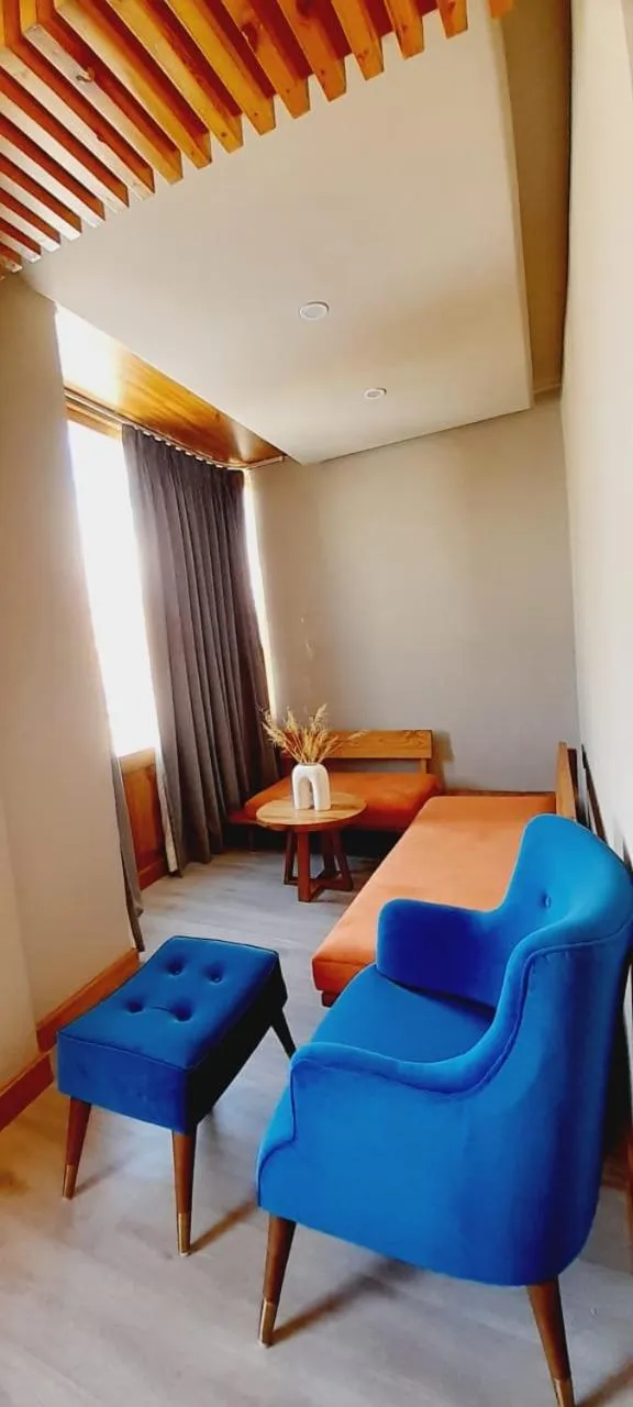 Seating area in Hotel Rewa Ladakh