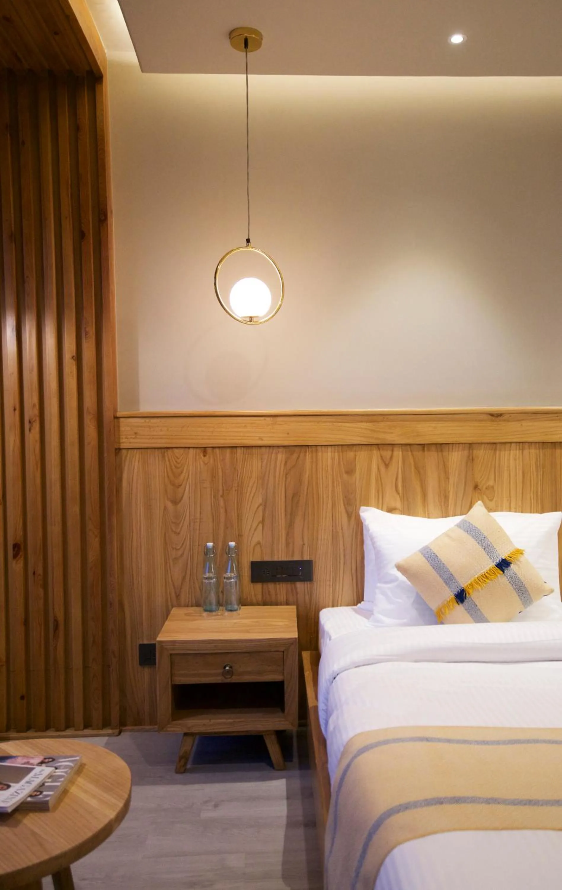 Bed in Hotel Rewa Ladakh