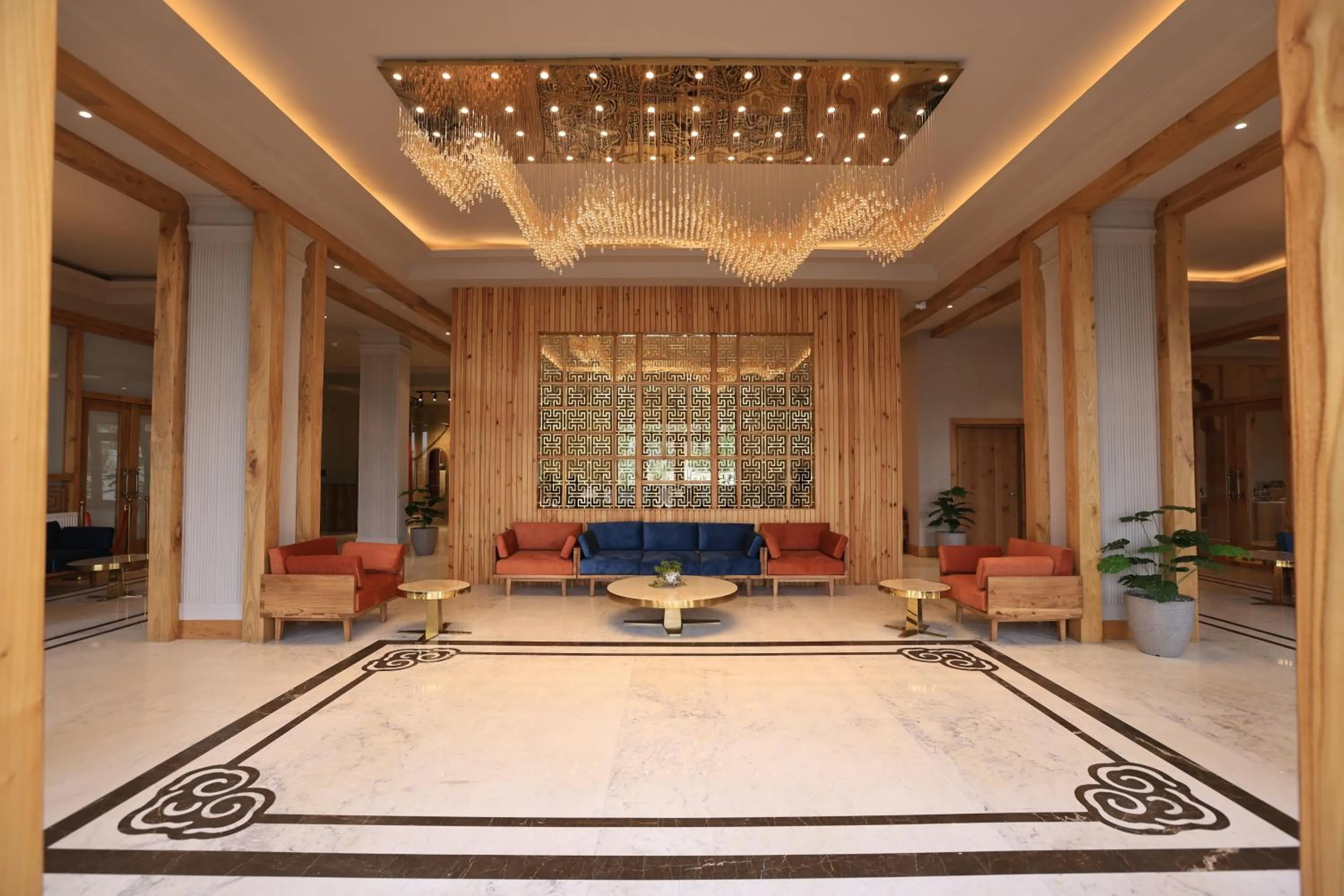 Lobby or reception in Hotel Rewa Ladakh