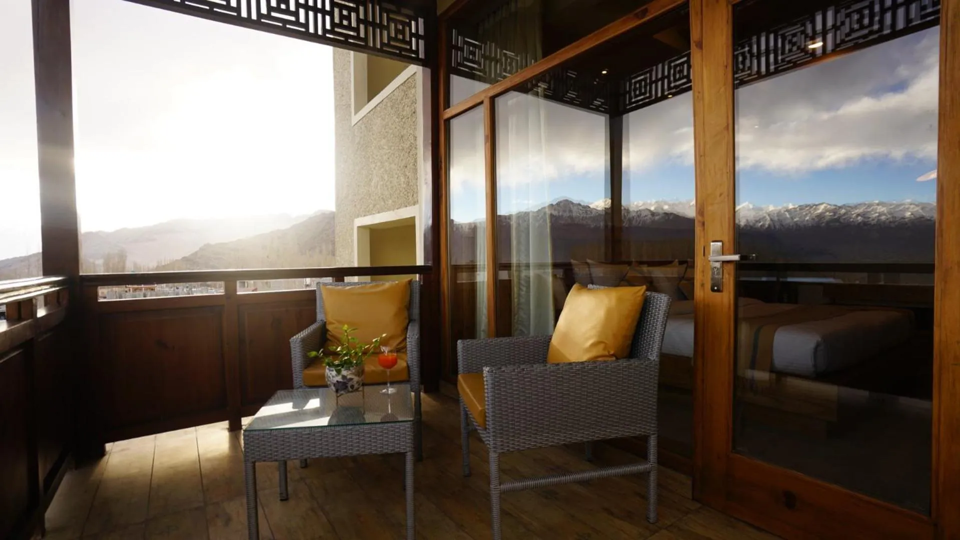 Balcony/Terrace in Hotel Rewa Ladakh