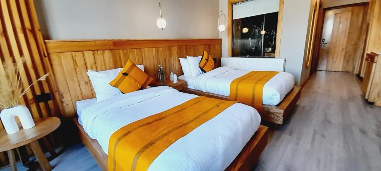 Photo of the whole room, Bed in Hotel Rewa Ladakh