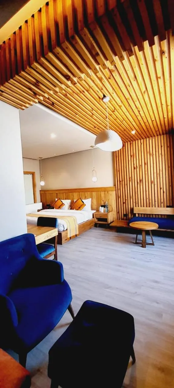 Seating area in Hotel Rewa Ladakh