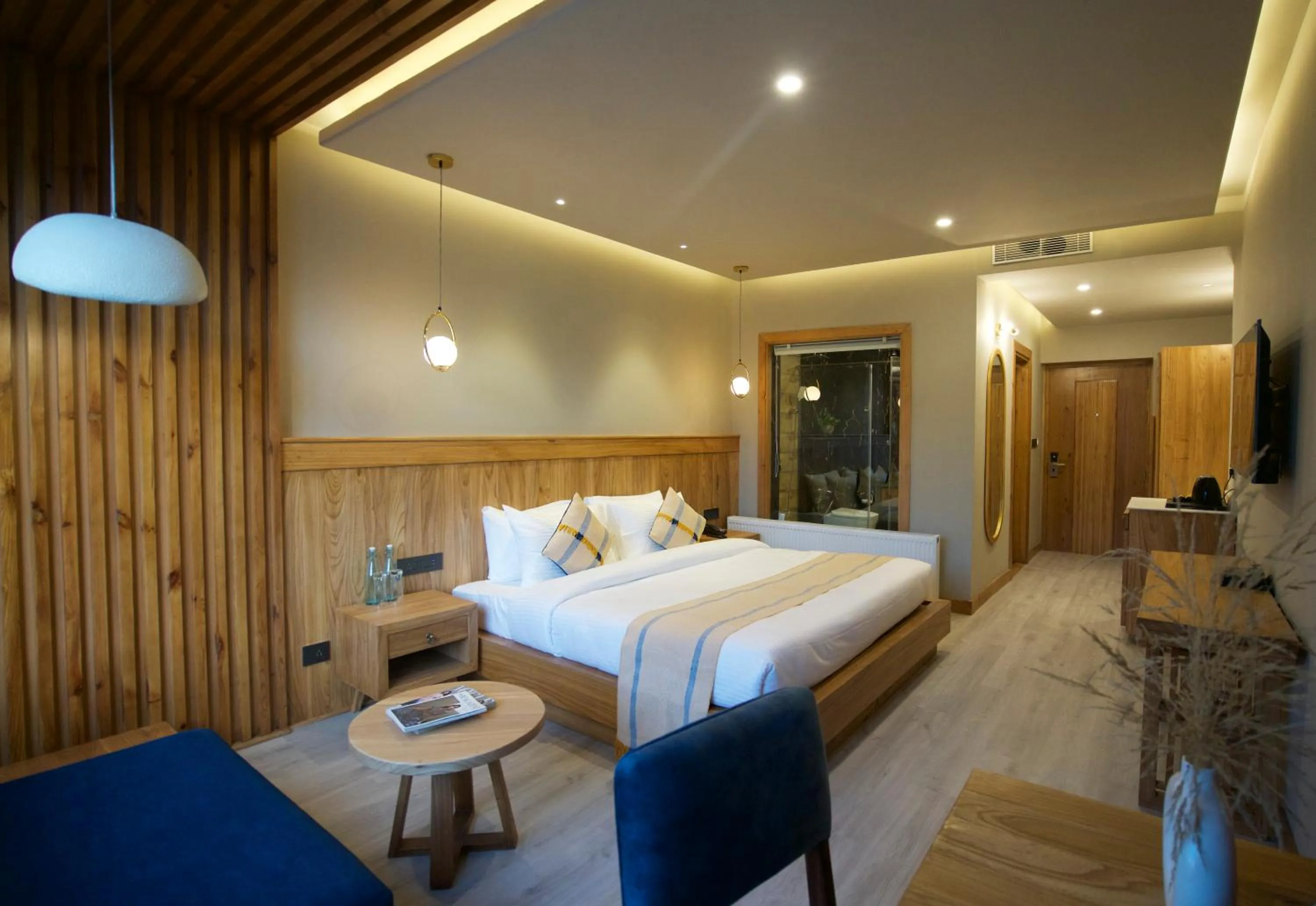 Bed in Hotel Rewa Ladakh