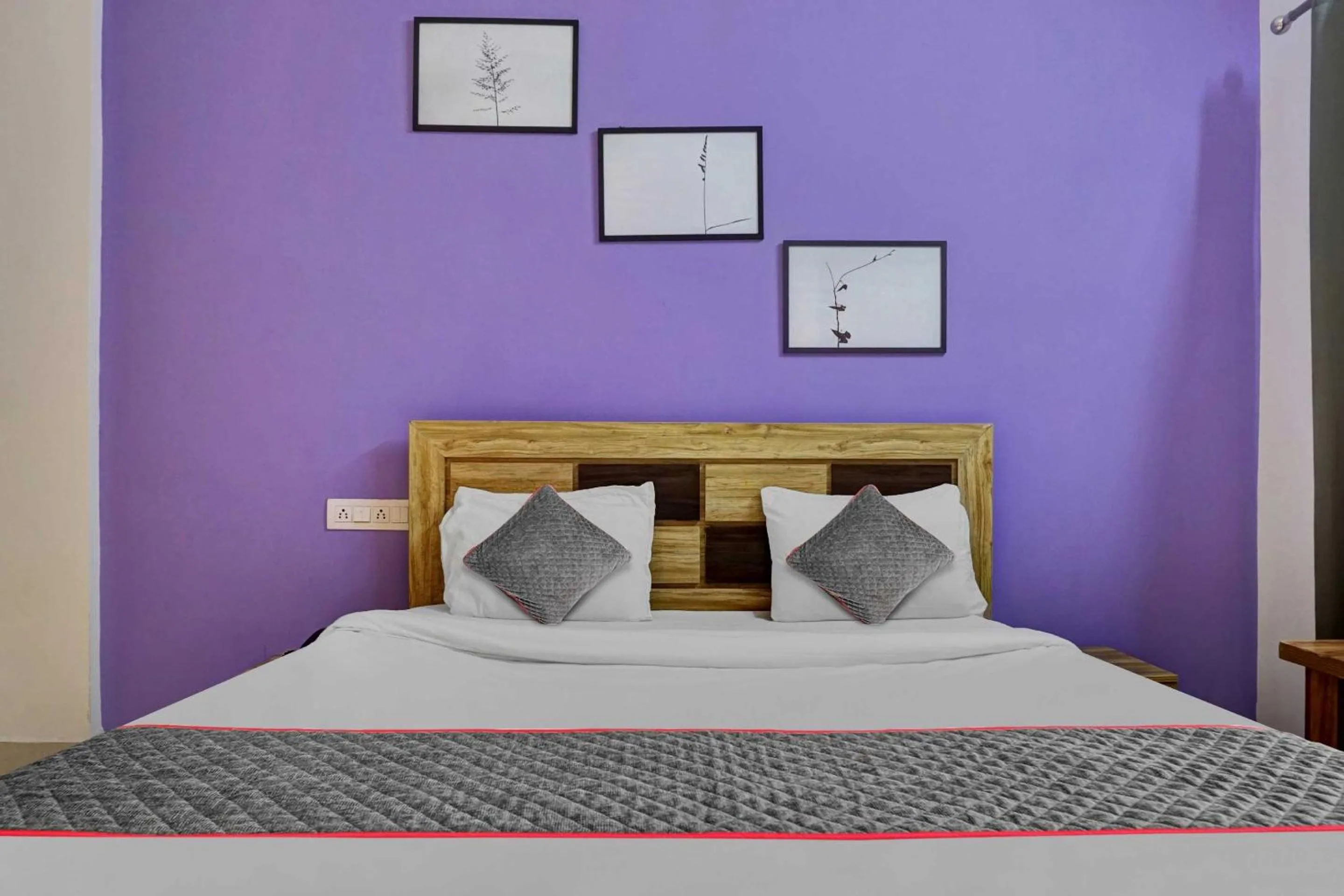 Bedroom, Bed in Super Townhouse Hinjewadi Phase 1