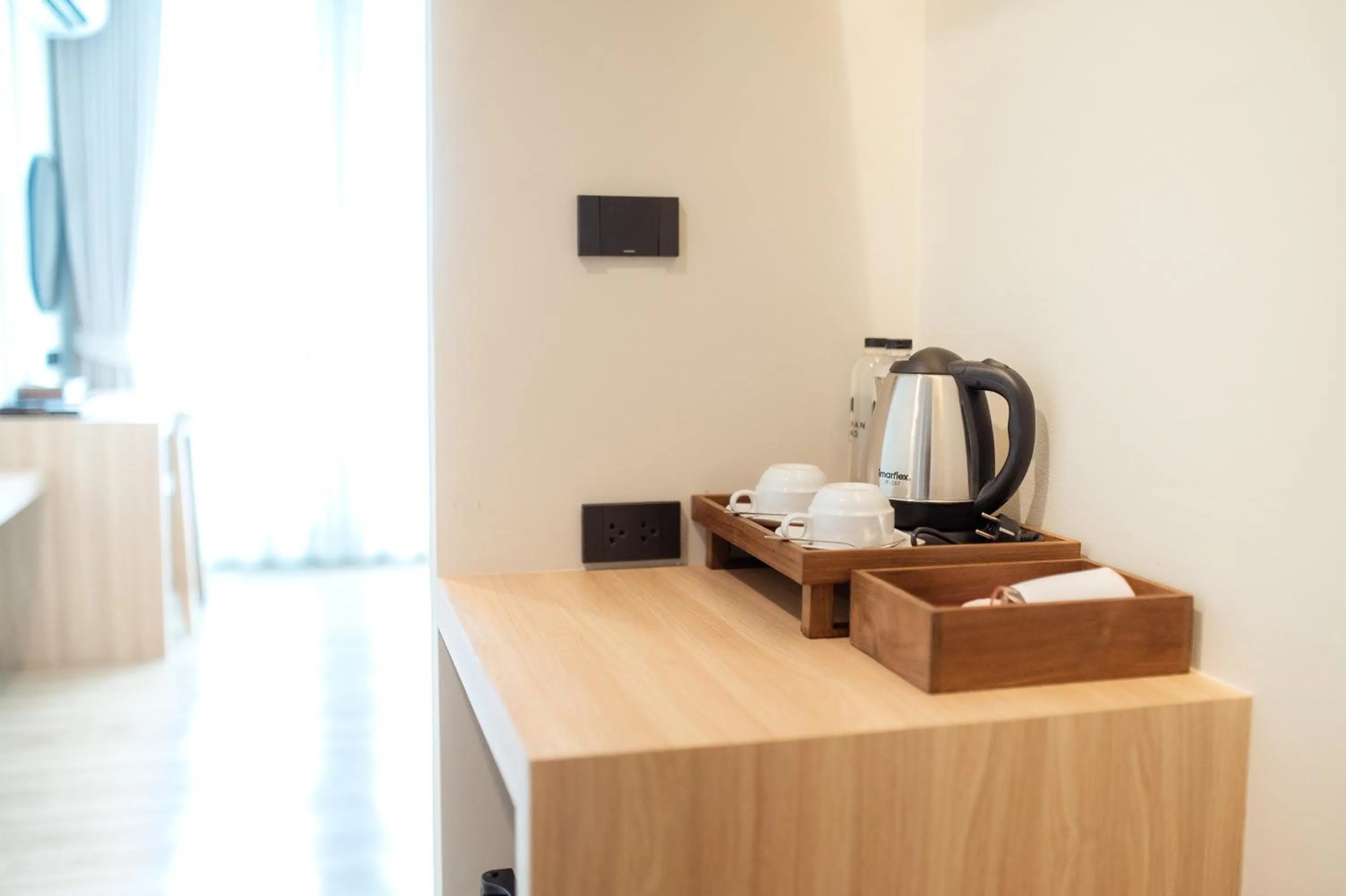 Coffee/tea facilities in Pillows boutique hotel