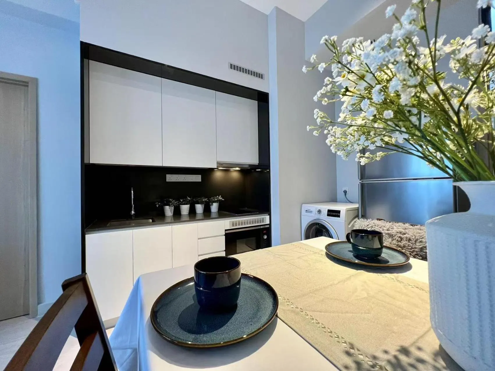 Kitchen or kitchenette in LUXE Infinitum KLCC by WSD