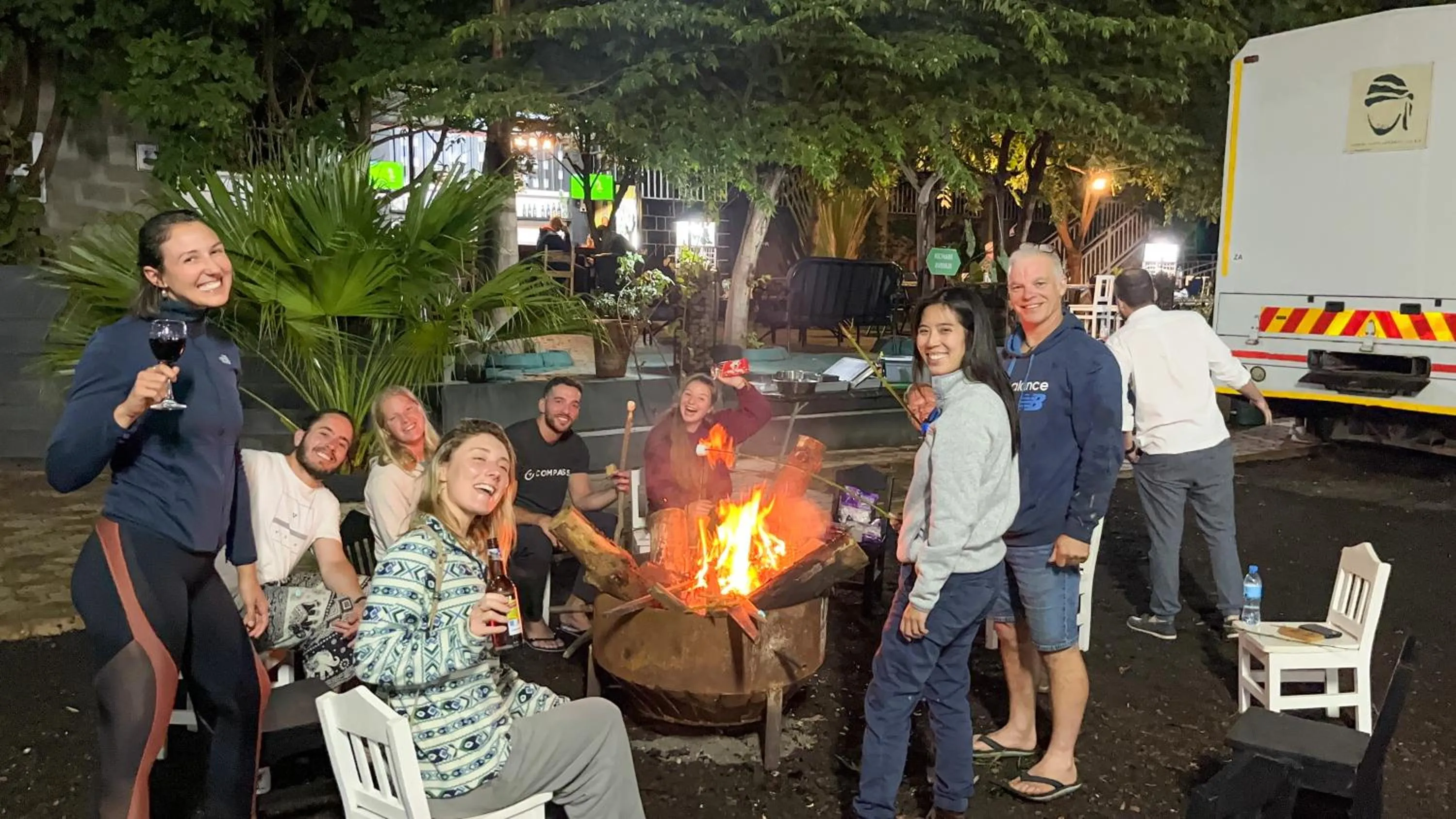 group of guests in Njiro Climax