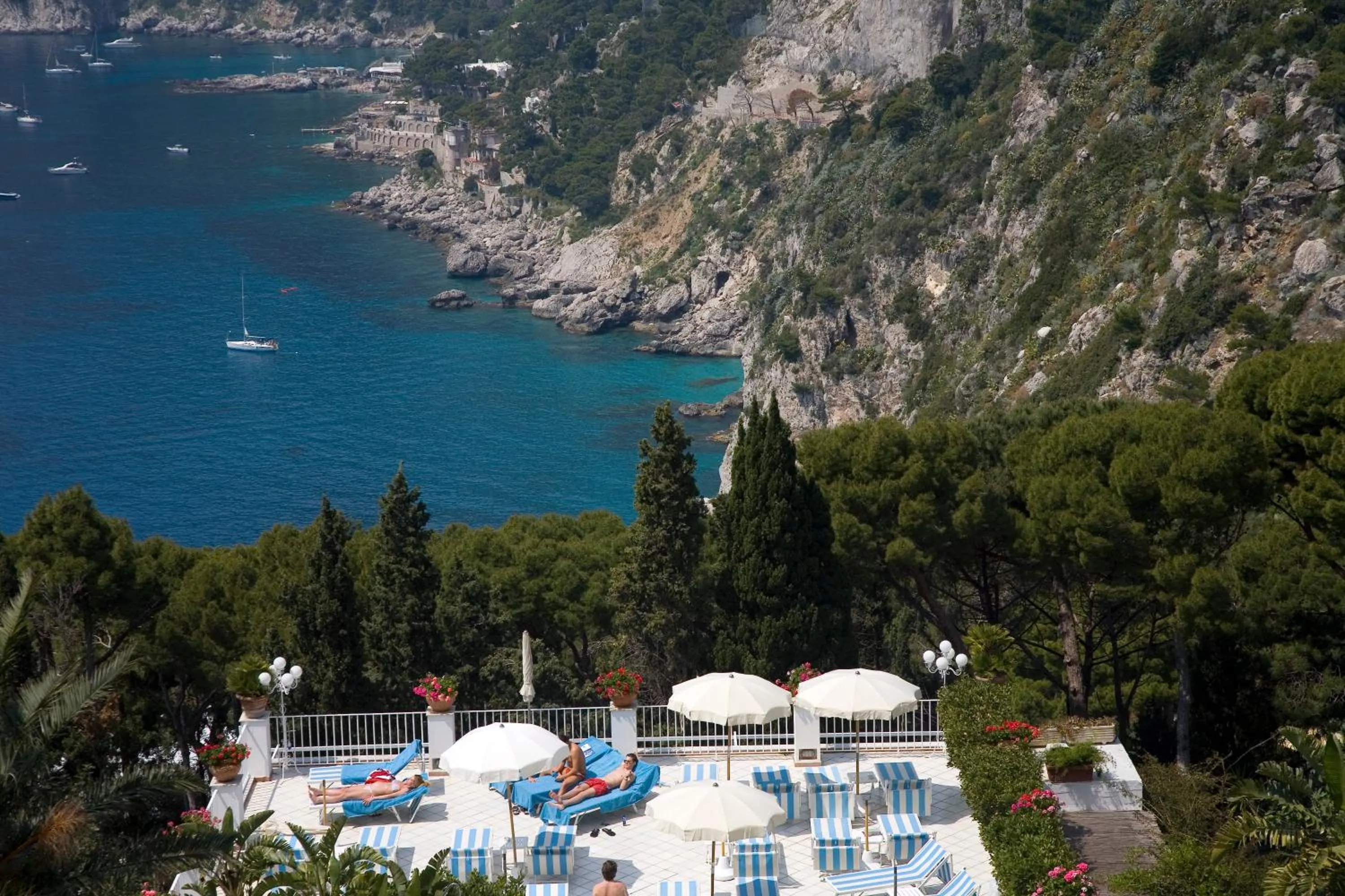 Solarium in Hotel Villa Brunella