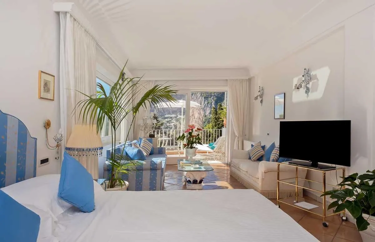 Bed in Hotel Villa Brunella
