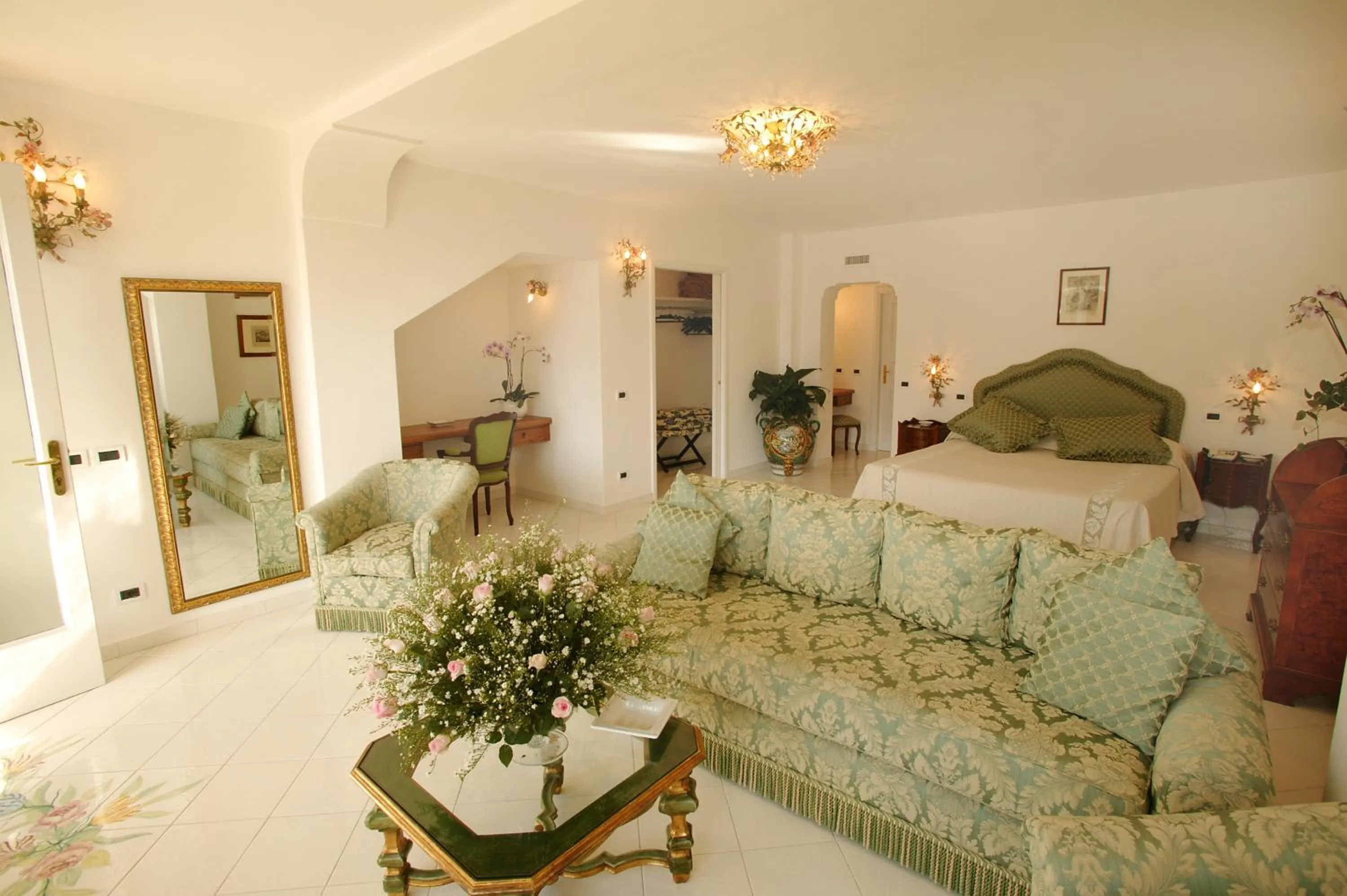 Bed in Hotel Villa Brunella