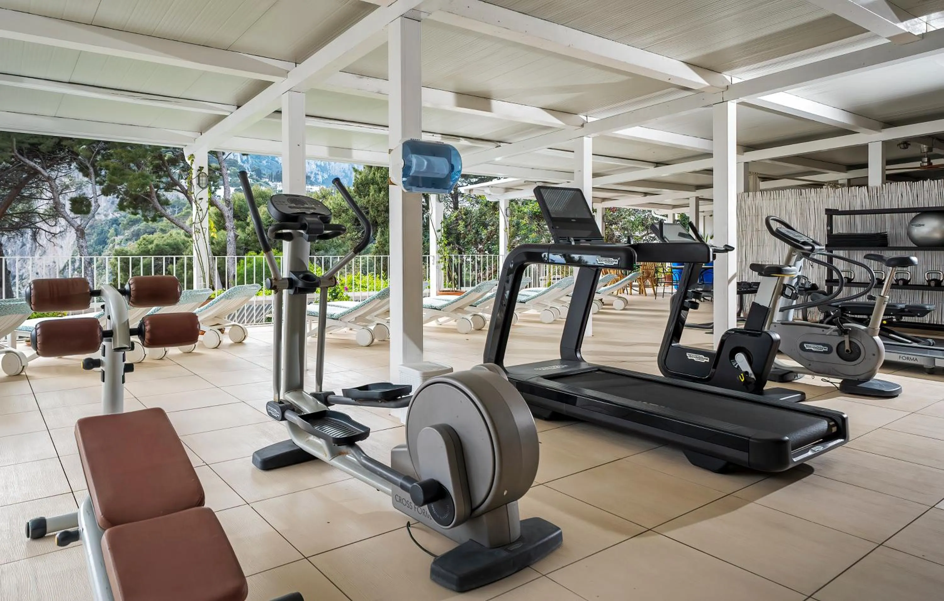 Fitness centre/facilities in Hotel Villa Brunella