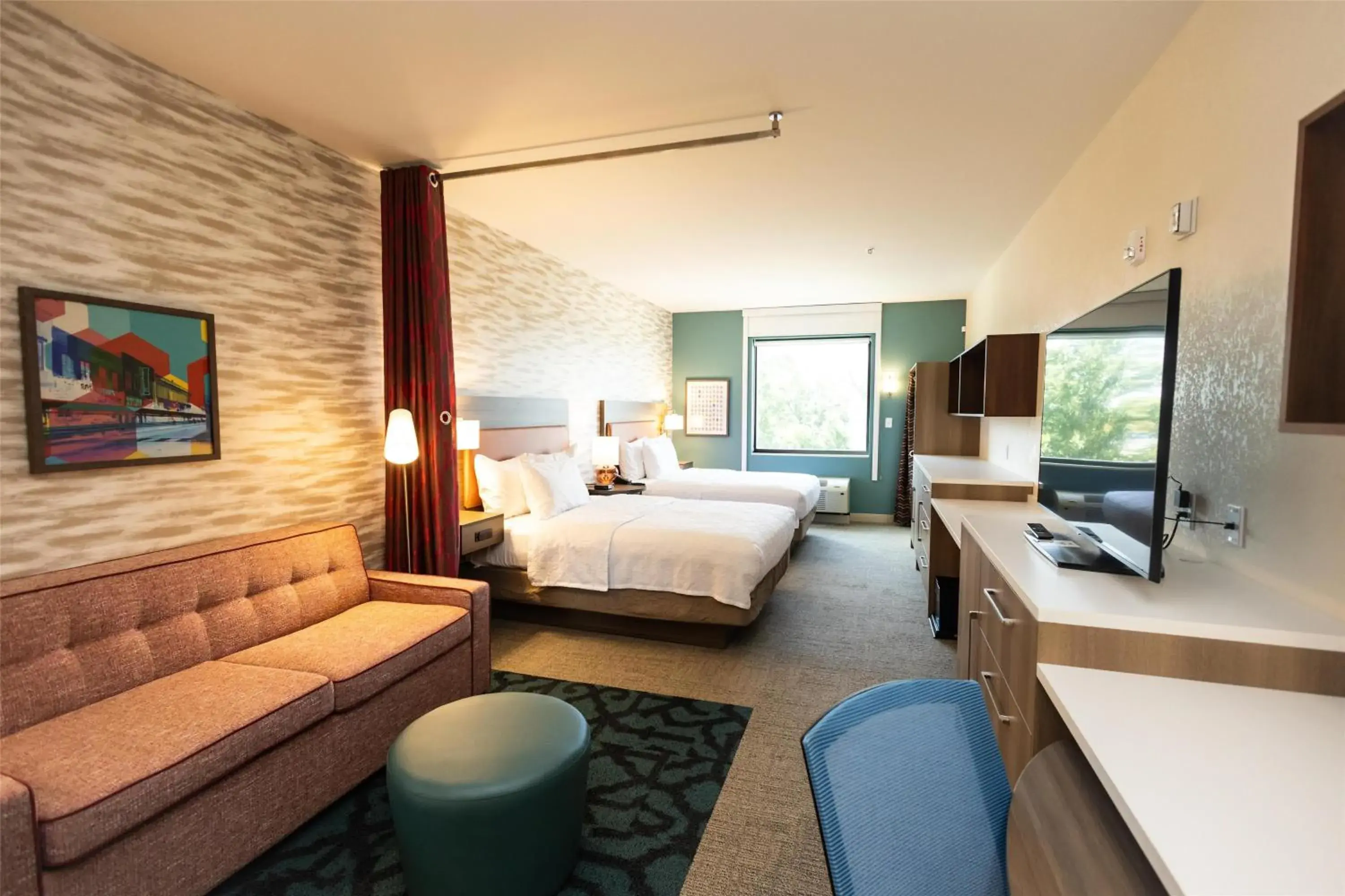 Studio Suite with Two Queen Beds - Hearing Access in Home2 Suites By Hilton Hammond, La Studio Suite with Two Queen Beds - Hearing Access in Home2 Suites By Hilton Hammond, La