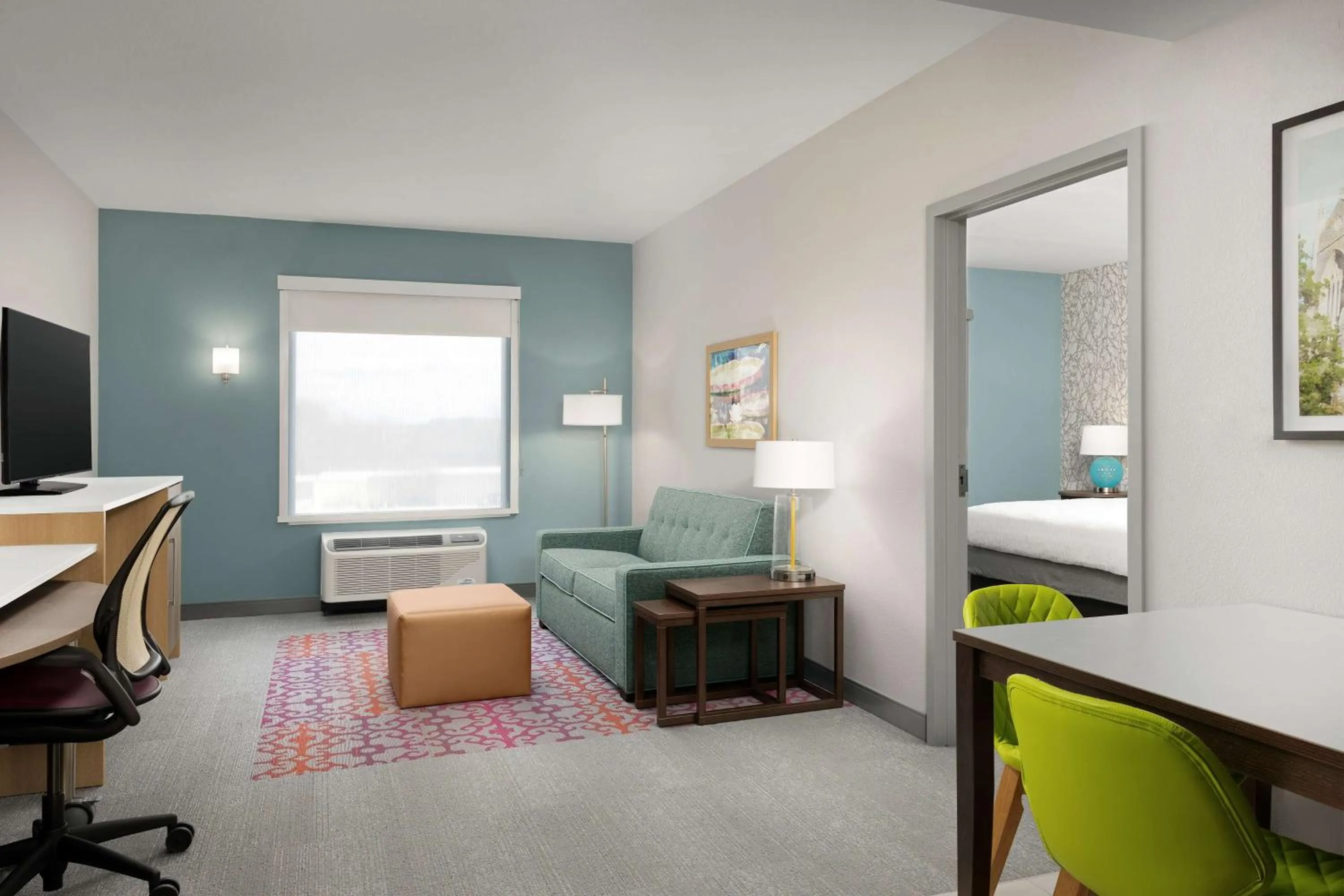 Living room in Home2 Suites By Hilton Durham University Medical Center