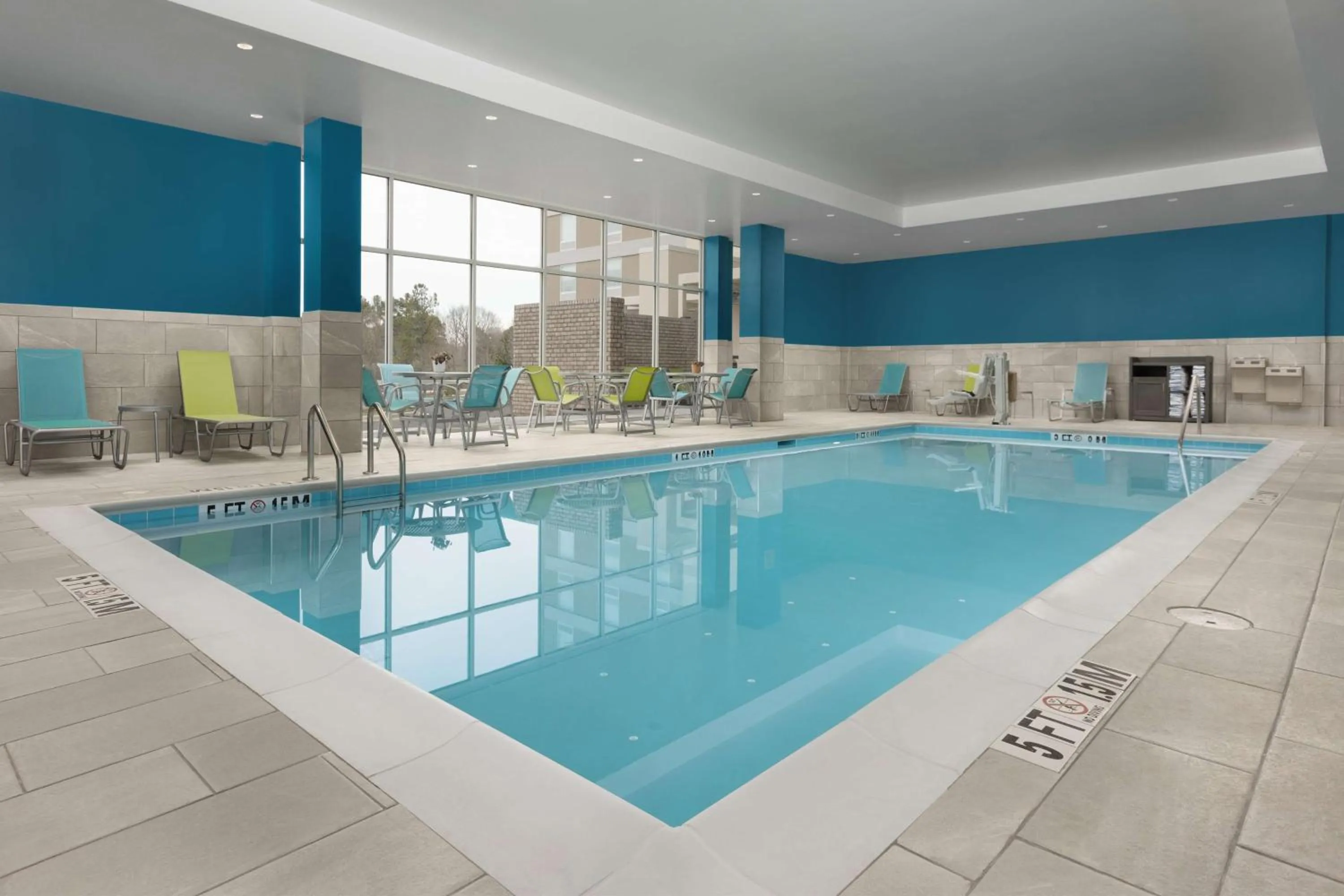 Pool view in Home2 Suites By Hilton Durham University Medical Center