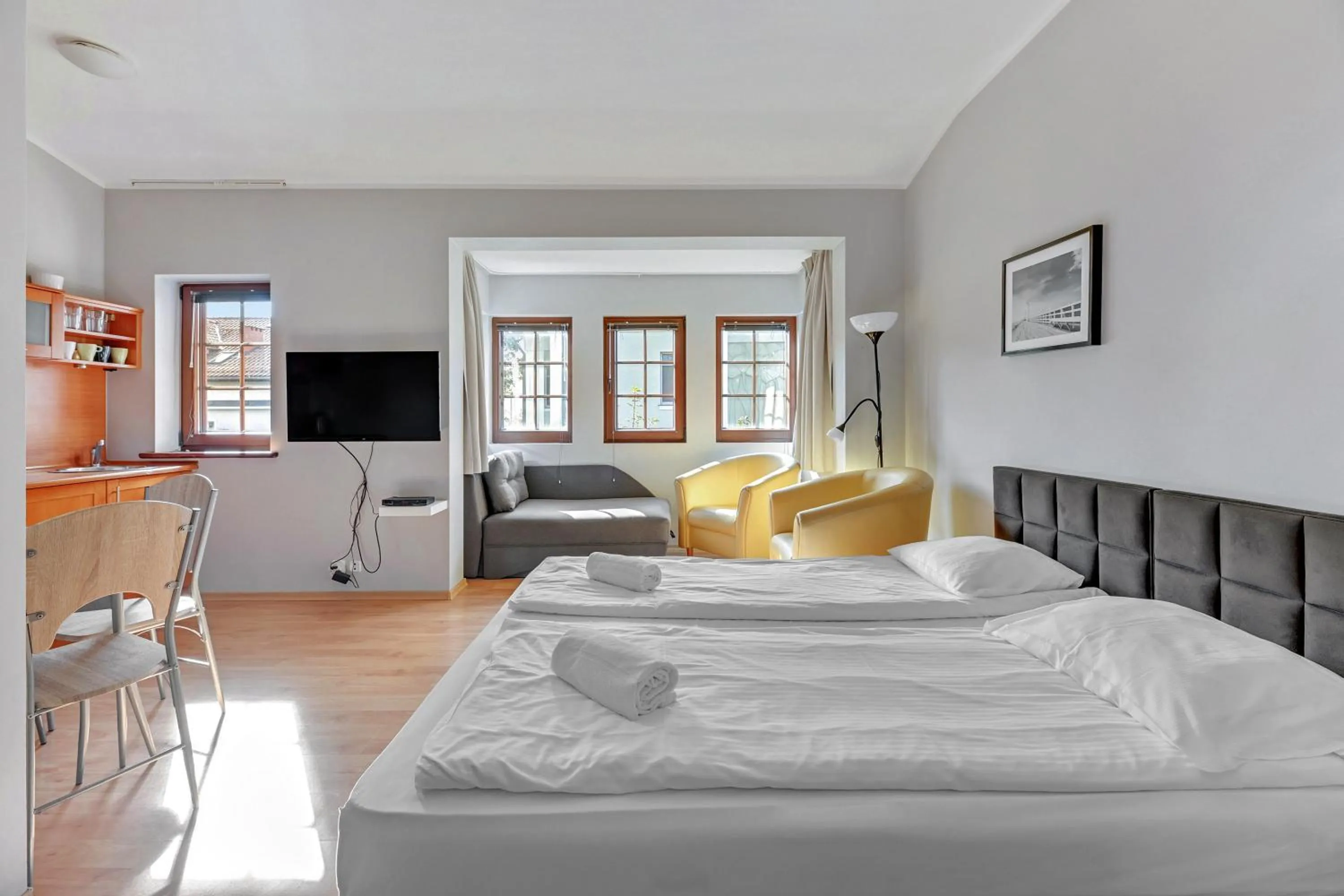 TV and multimedia, Bed in Dom & House - Apartamenty Zacisze