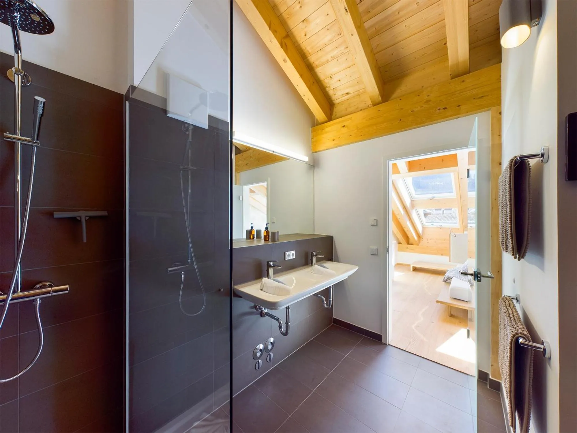 Bathroom in Gipfelkreuz mit Sauna