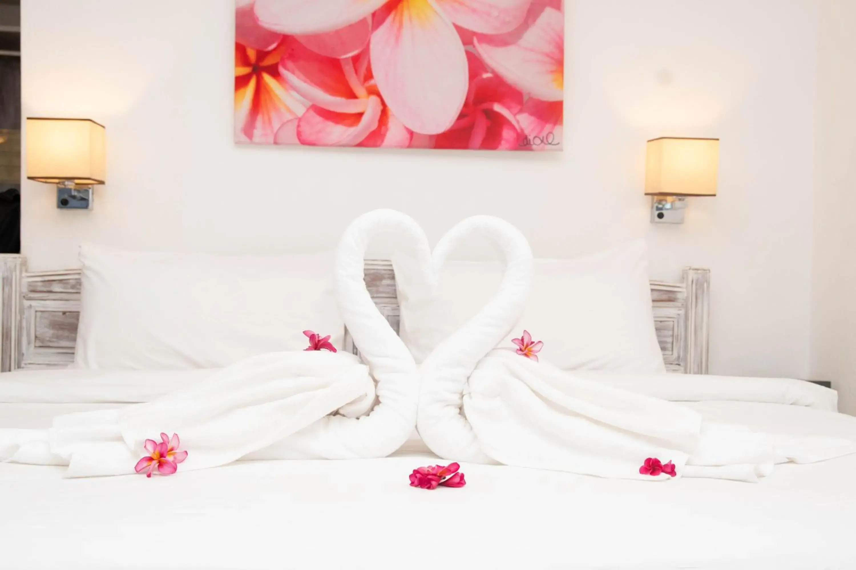 Bed in Hibiscus Boutique Hotel Bed in Hibiscus Boutique Hotel