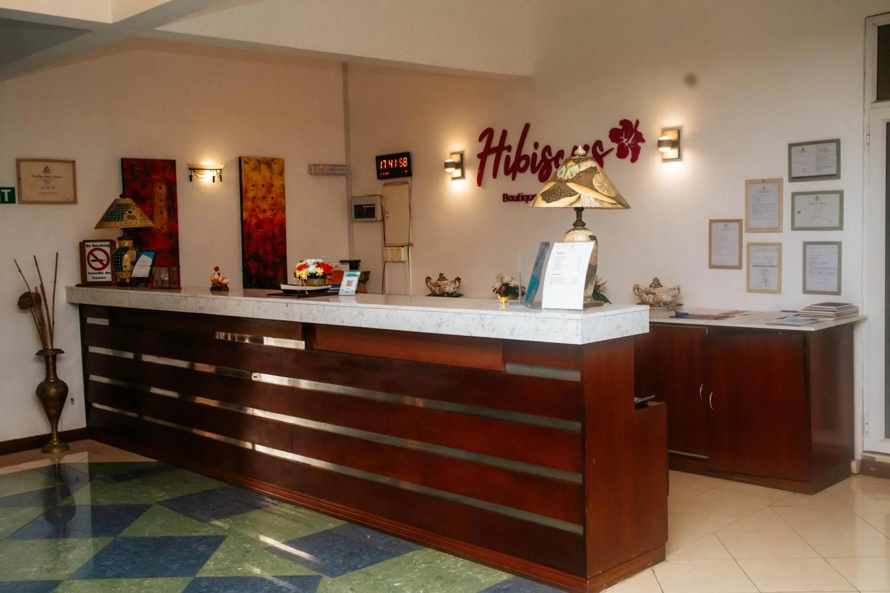 Lobby or reception in Hibiscus Boutique Hotel