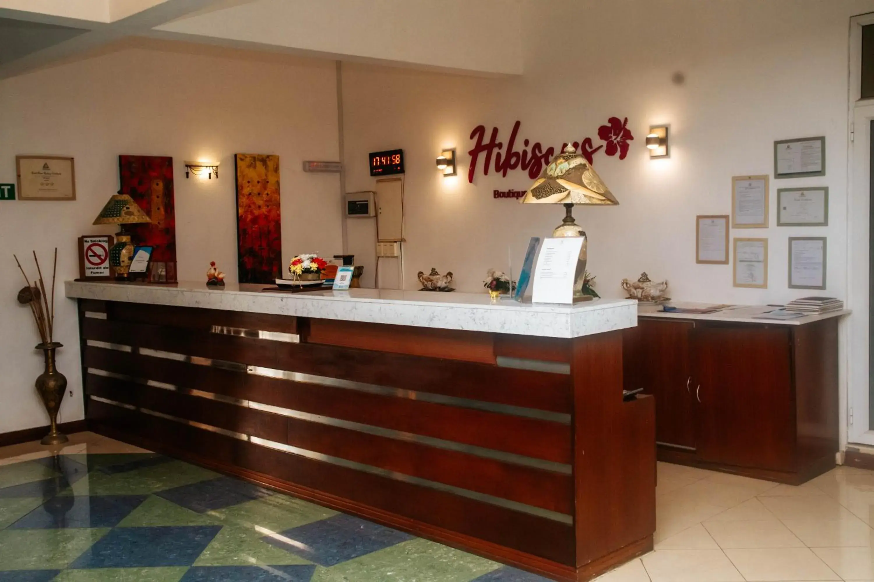 Lobby or reception in Hibiscus Boutique Hotel Lobby or reception in Hibiscus Boutique Hotel