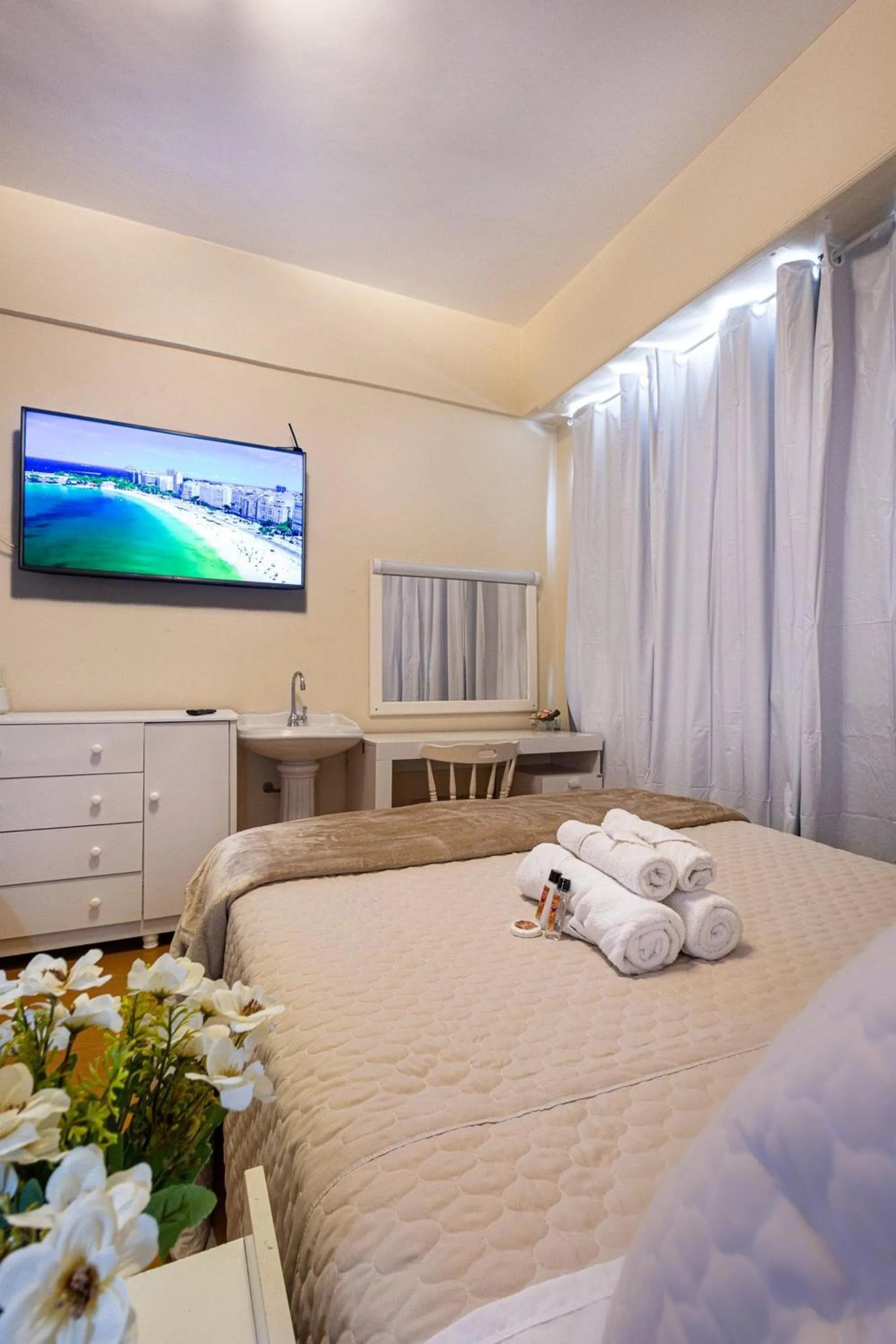 Bed in Apartamento Copacabana 200m da praia - wifi grátis - CP5