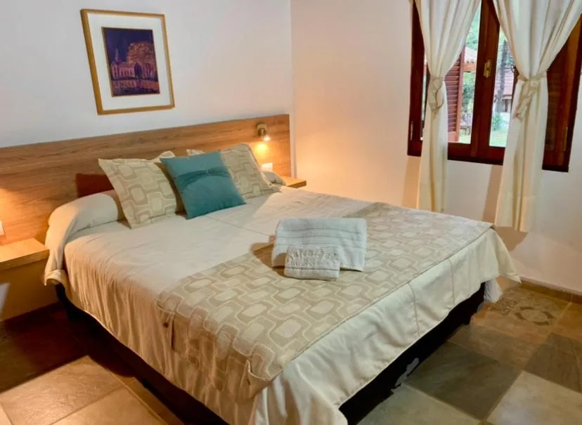 Bed in Cabañas Aufenthalt