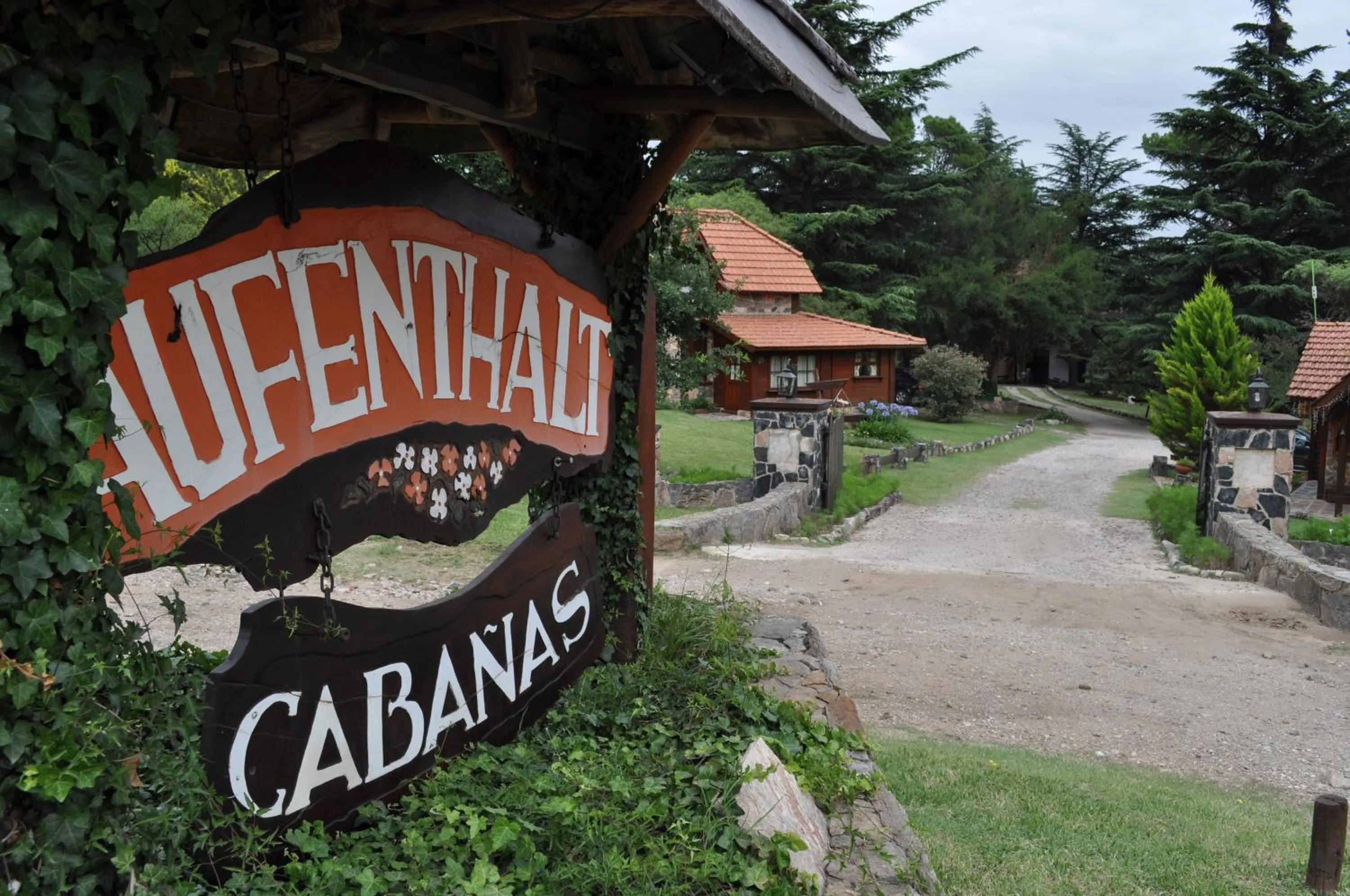 Facade/entrance in Cabañas Aufenthalt