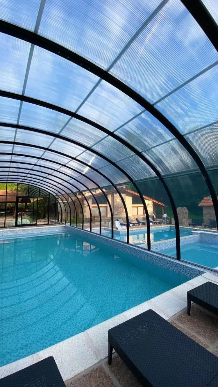 Swimming pool in Cabañas Aufenthalt