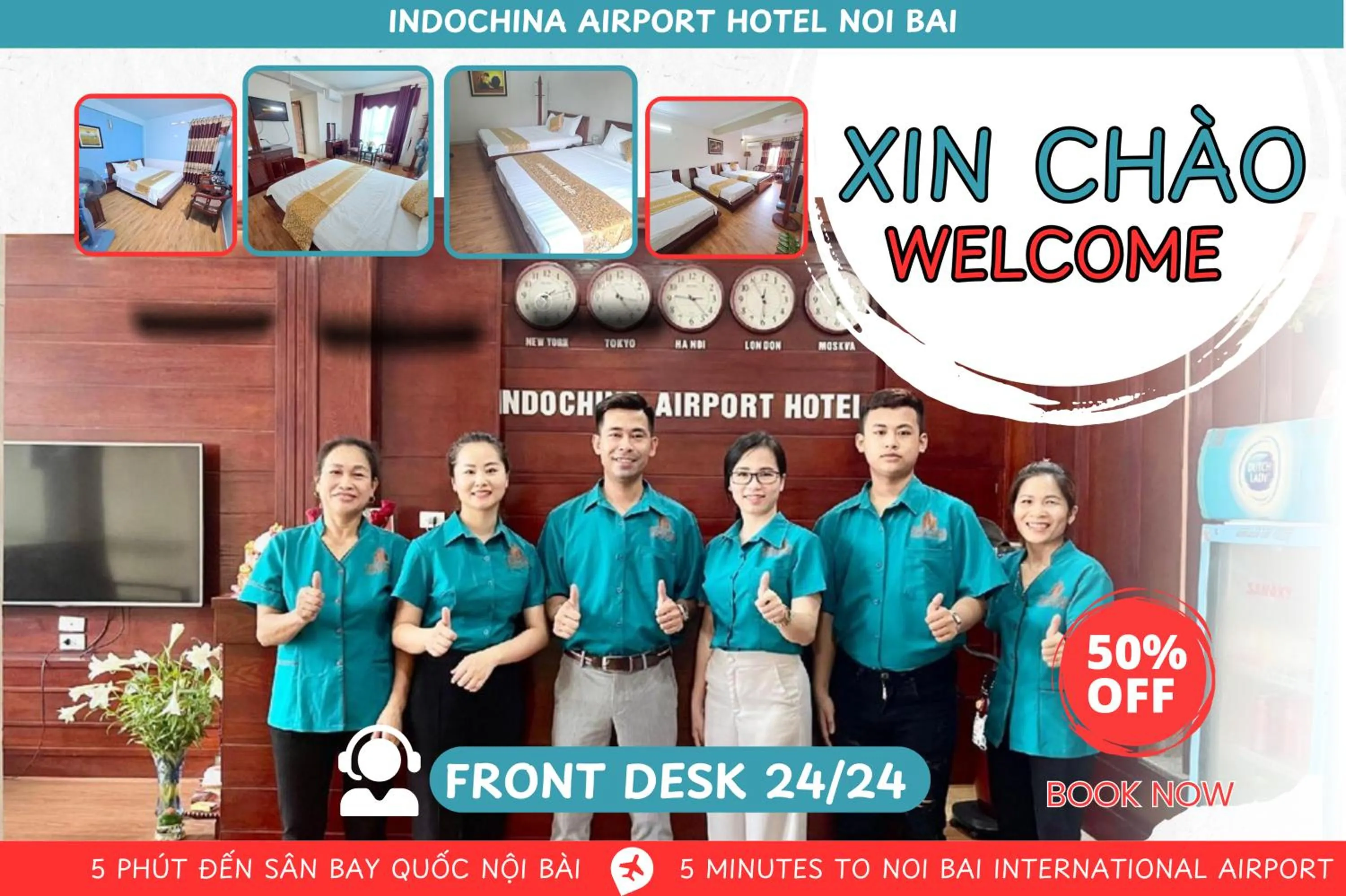 People in Indochina Airport Hotel