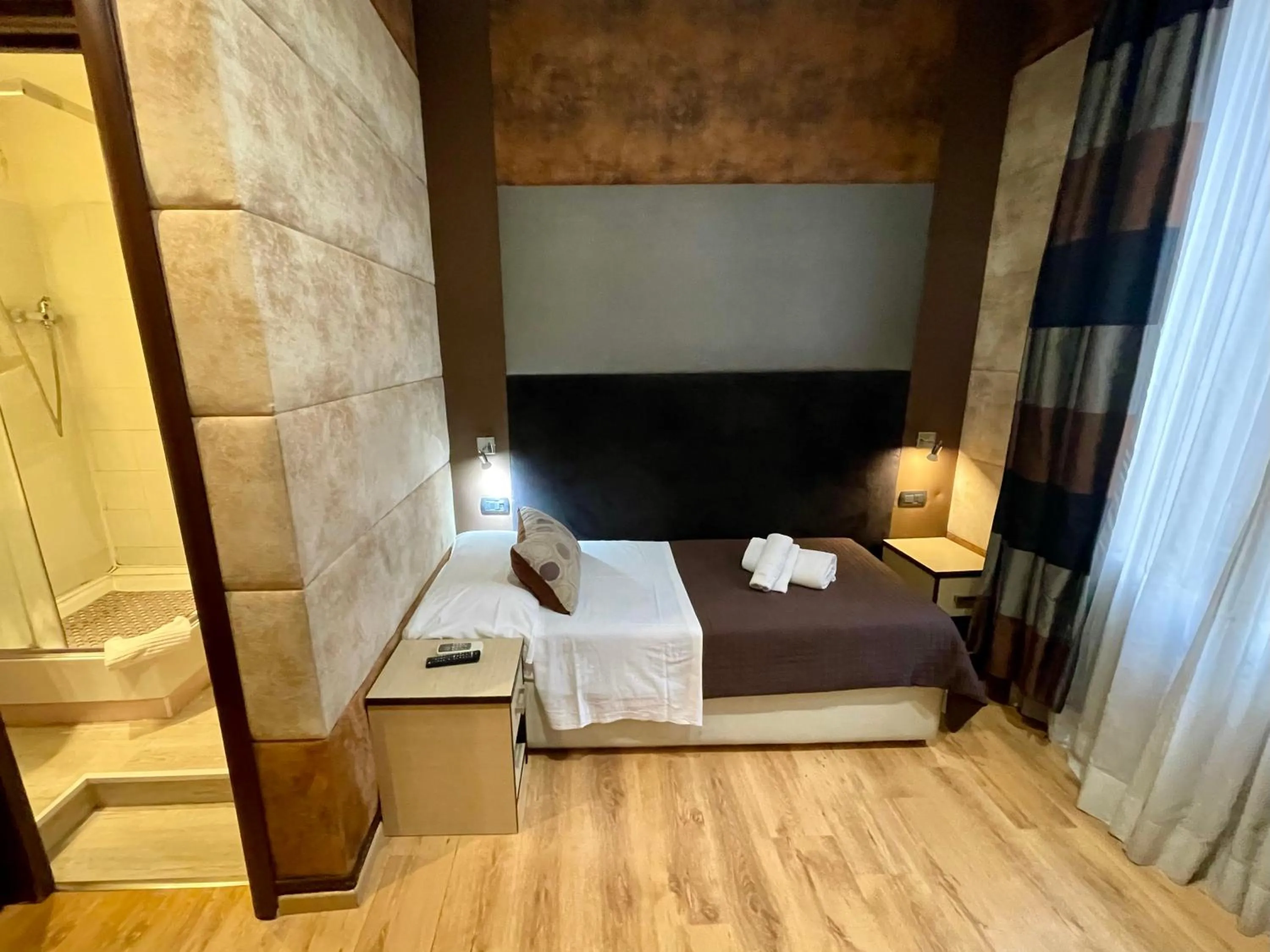 Bed in Blue Suite Vatican Guesthouse