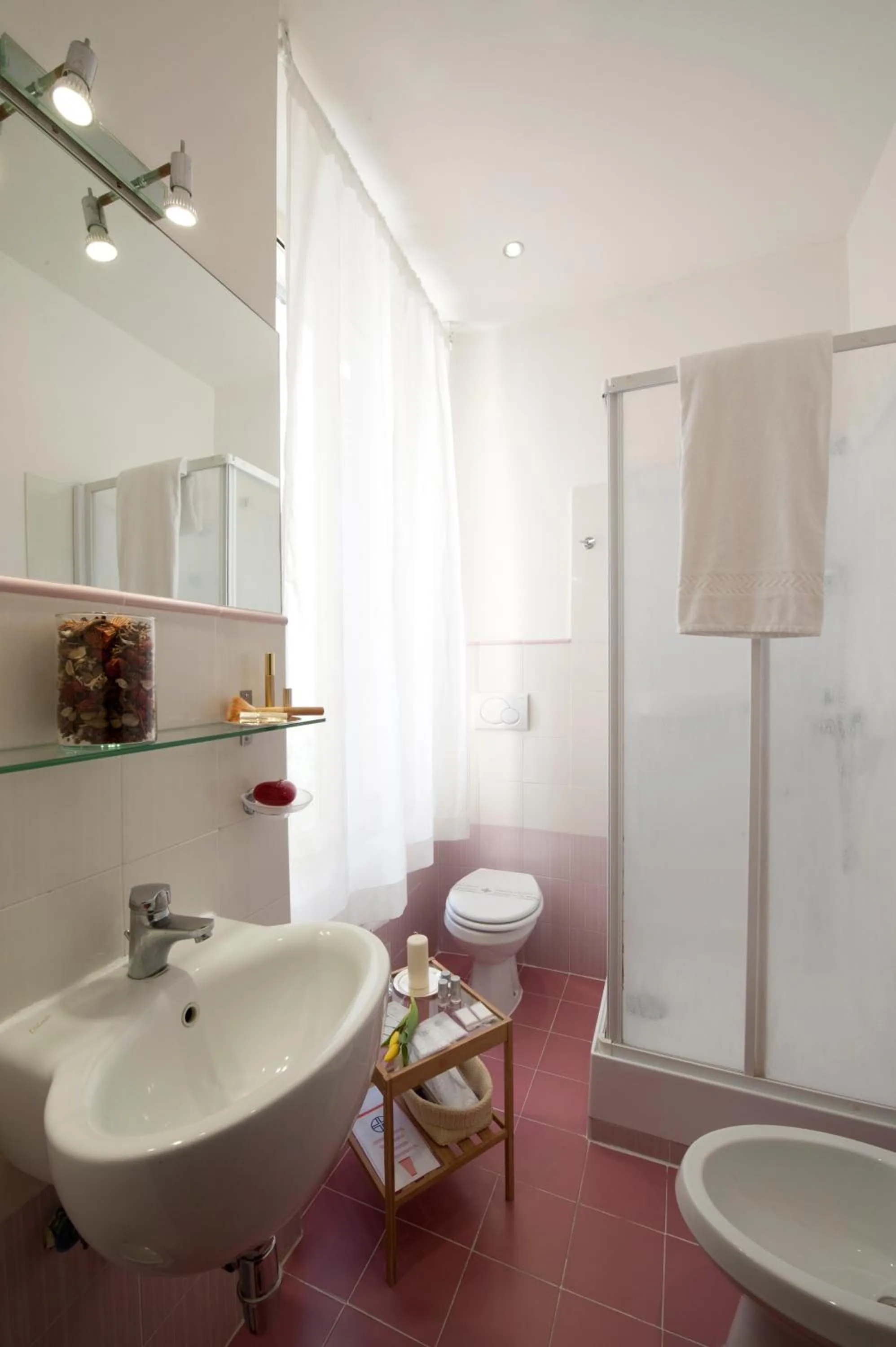 Shower in Blue Suite Vatican Guesthouse