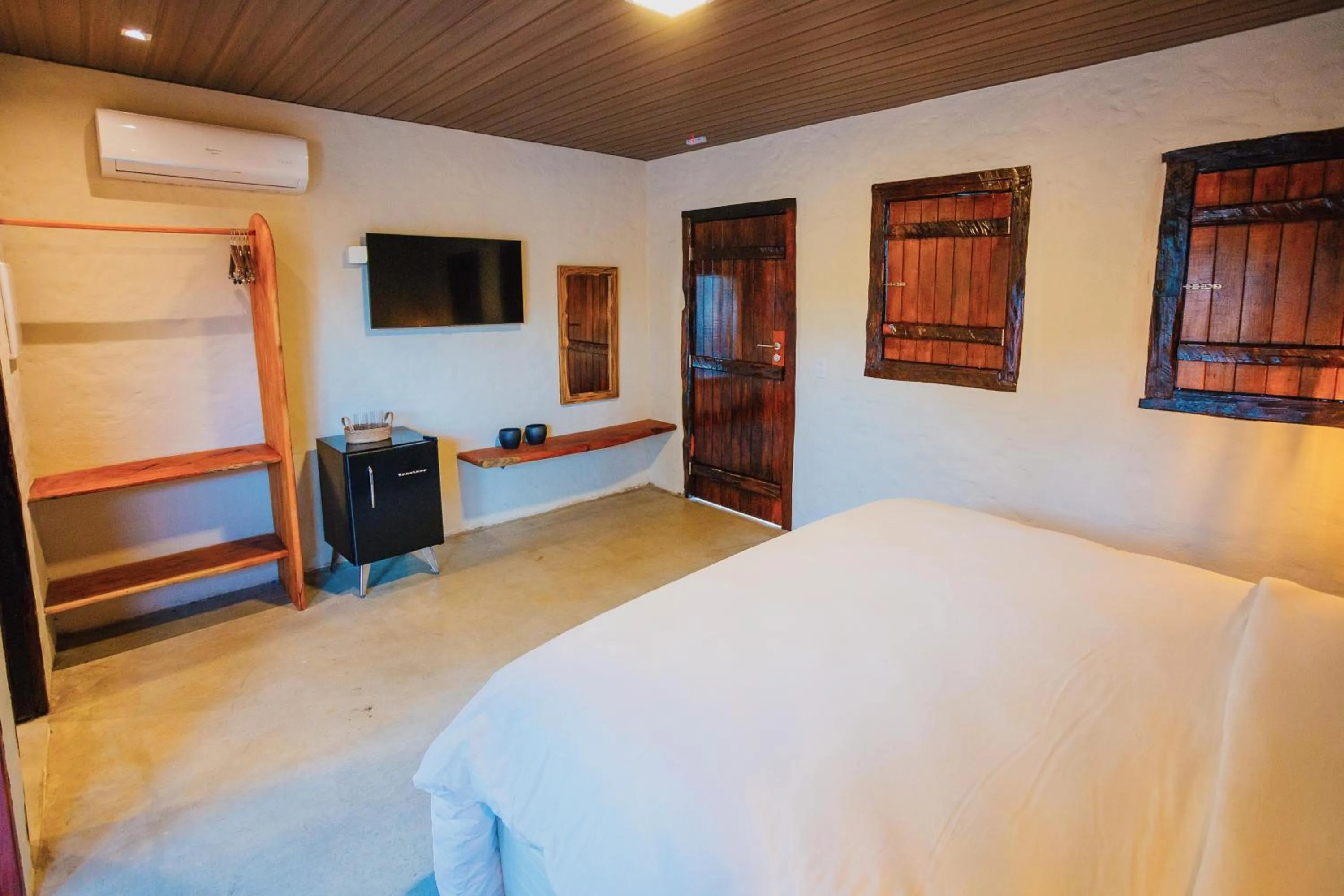 Bed in Pousada Vilagoa