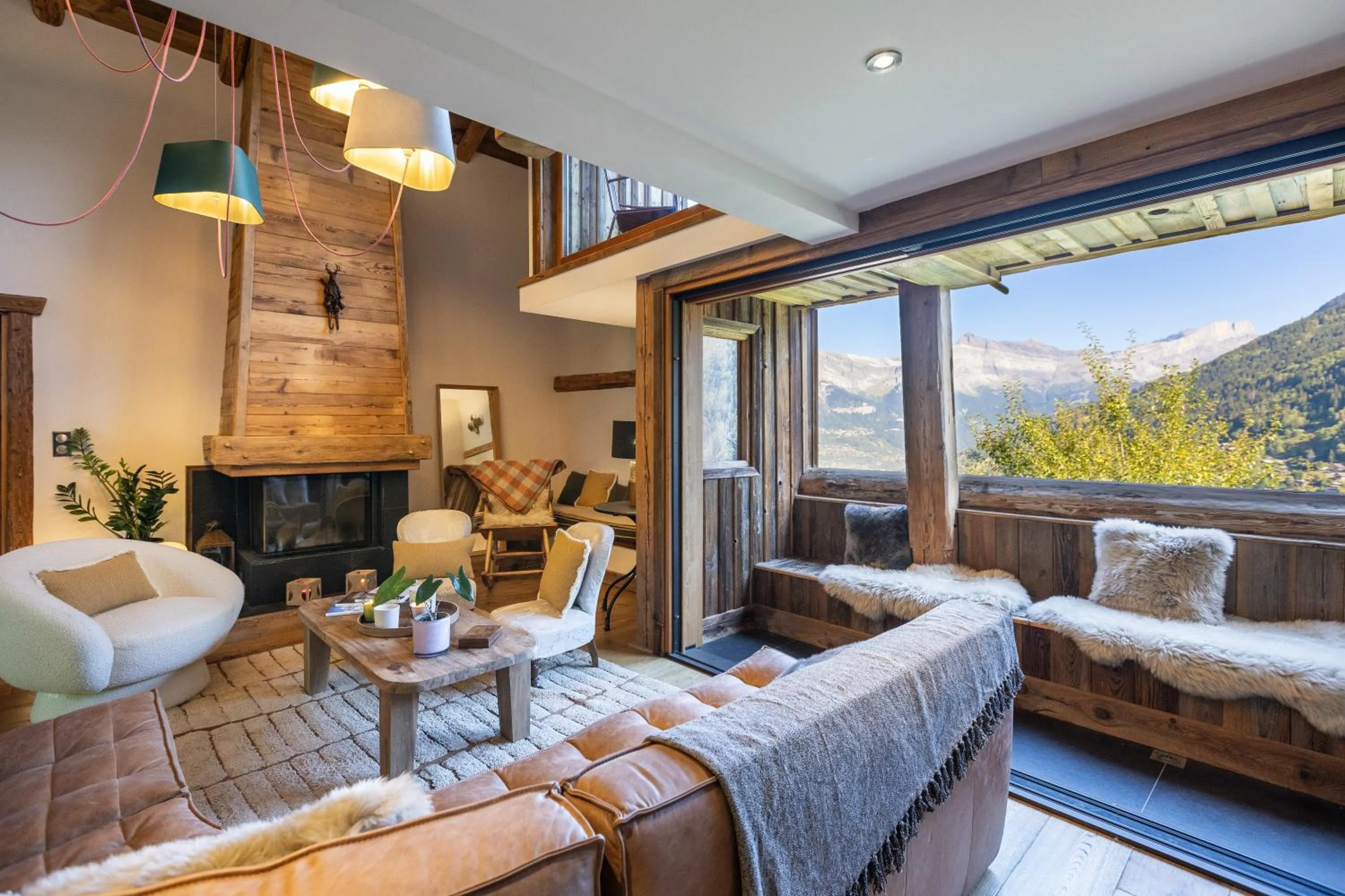 Balcony/Terrace in Wanderful Life MontBlanc refuge haut de gamme