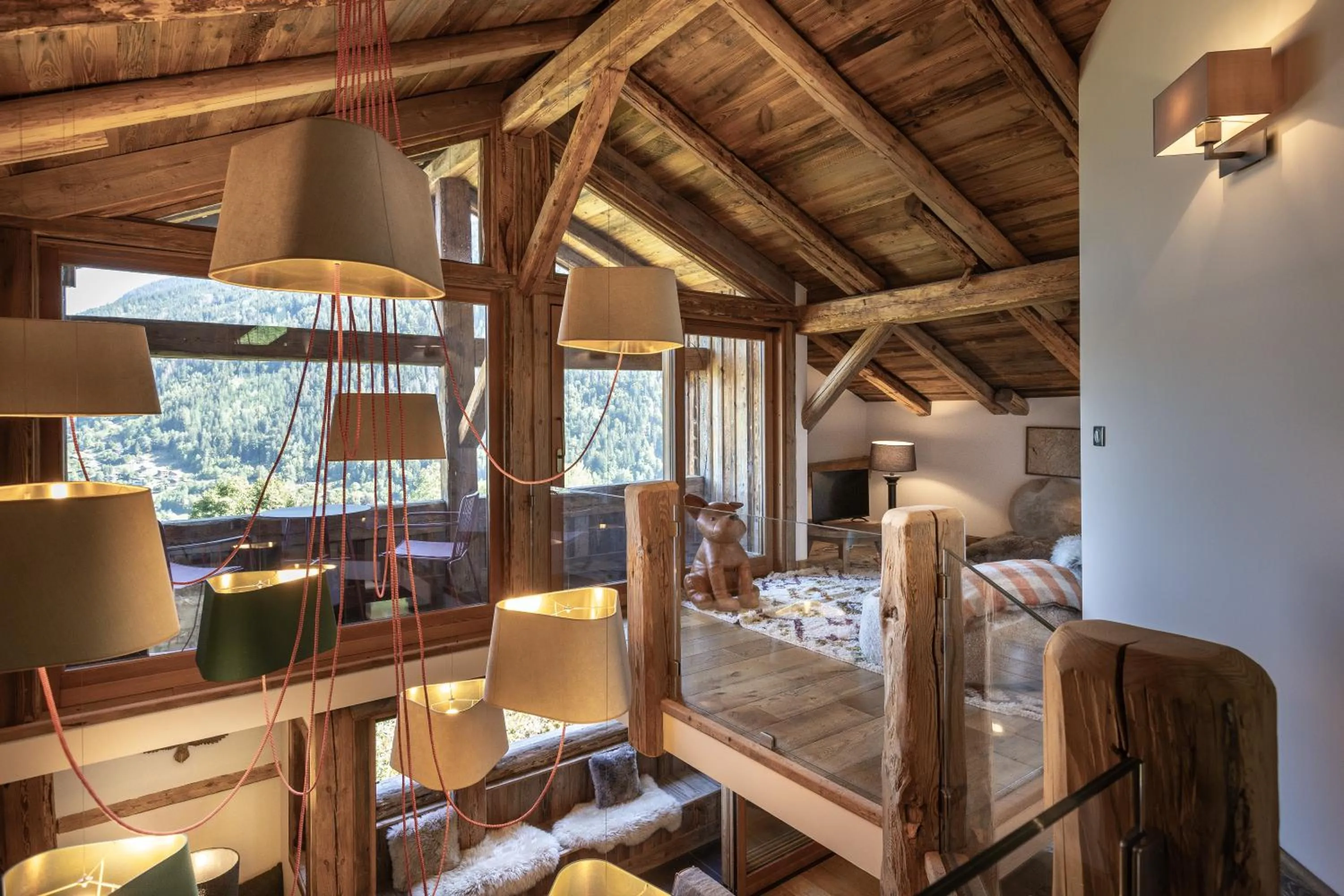 Balcony/Terrace in Wanderful Life MontBlanc refuge haut de gamme