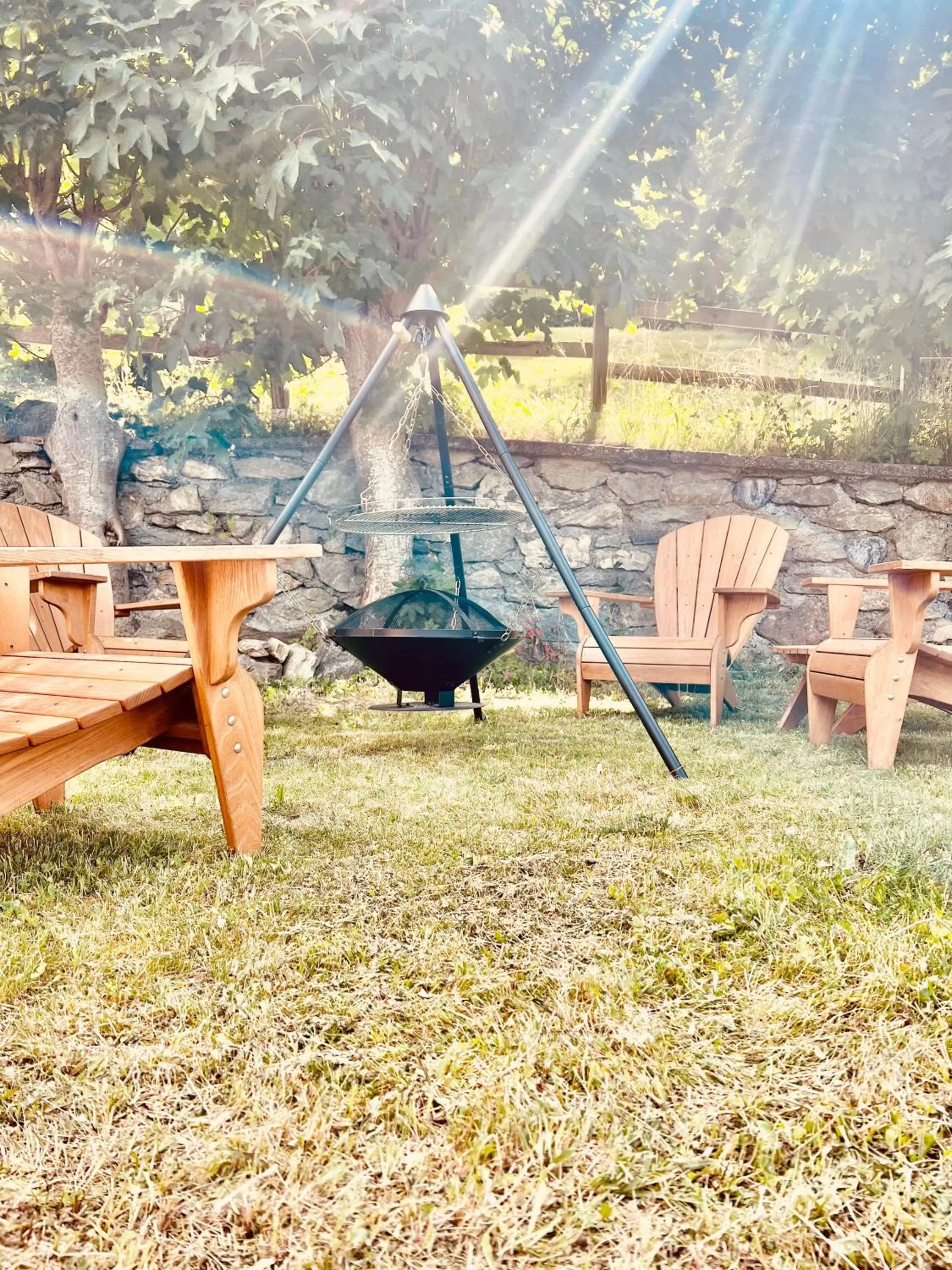 BBQ facilities in Wanderful Life MontBlanc refuge haut de gamme