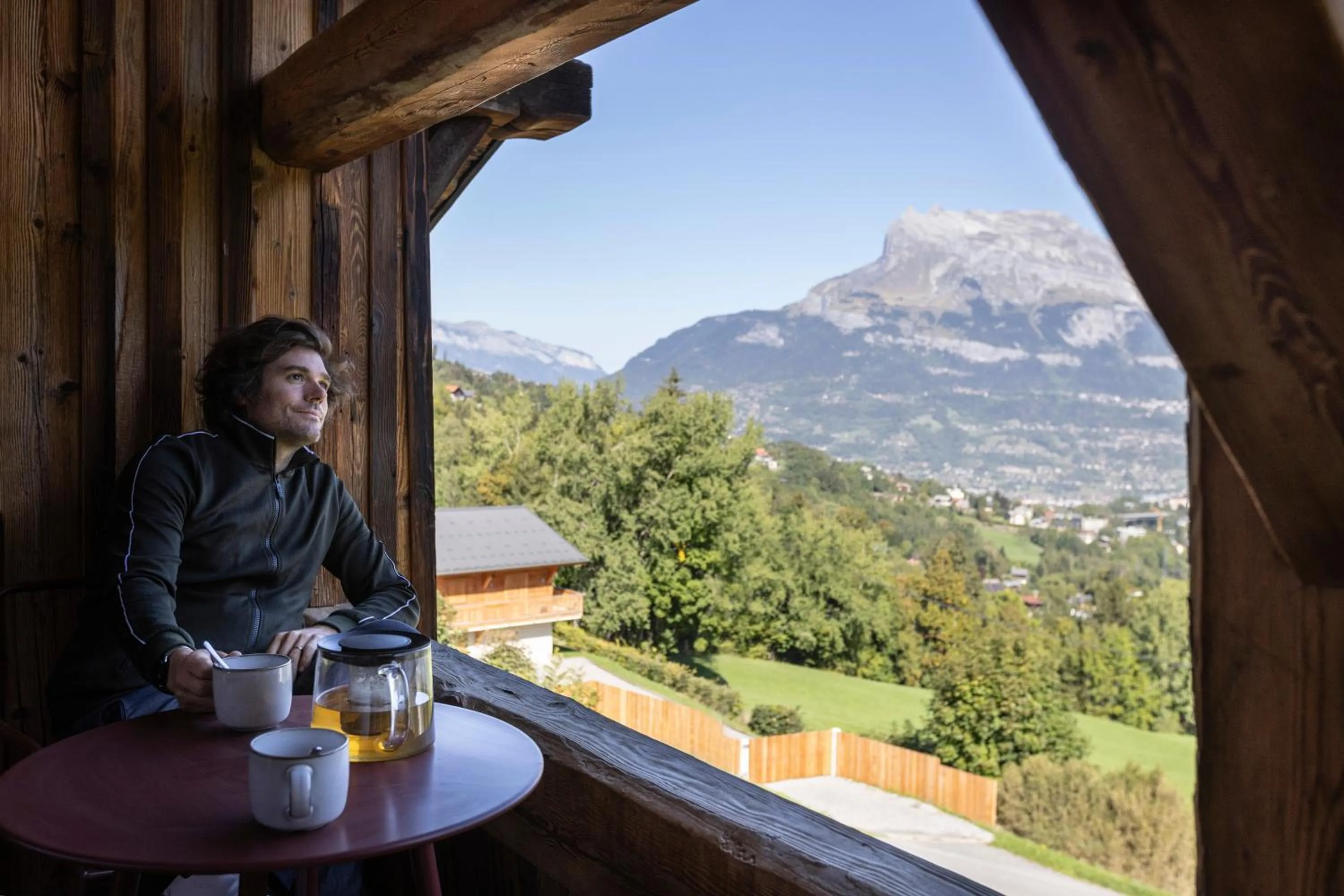 Balcony/Terrace in Wanderful Life MontBlanc refuge haut de gamme