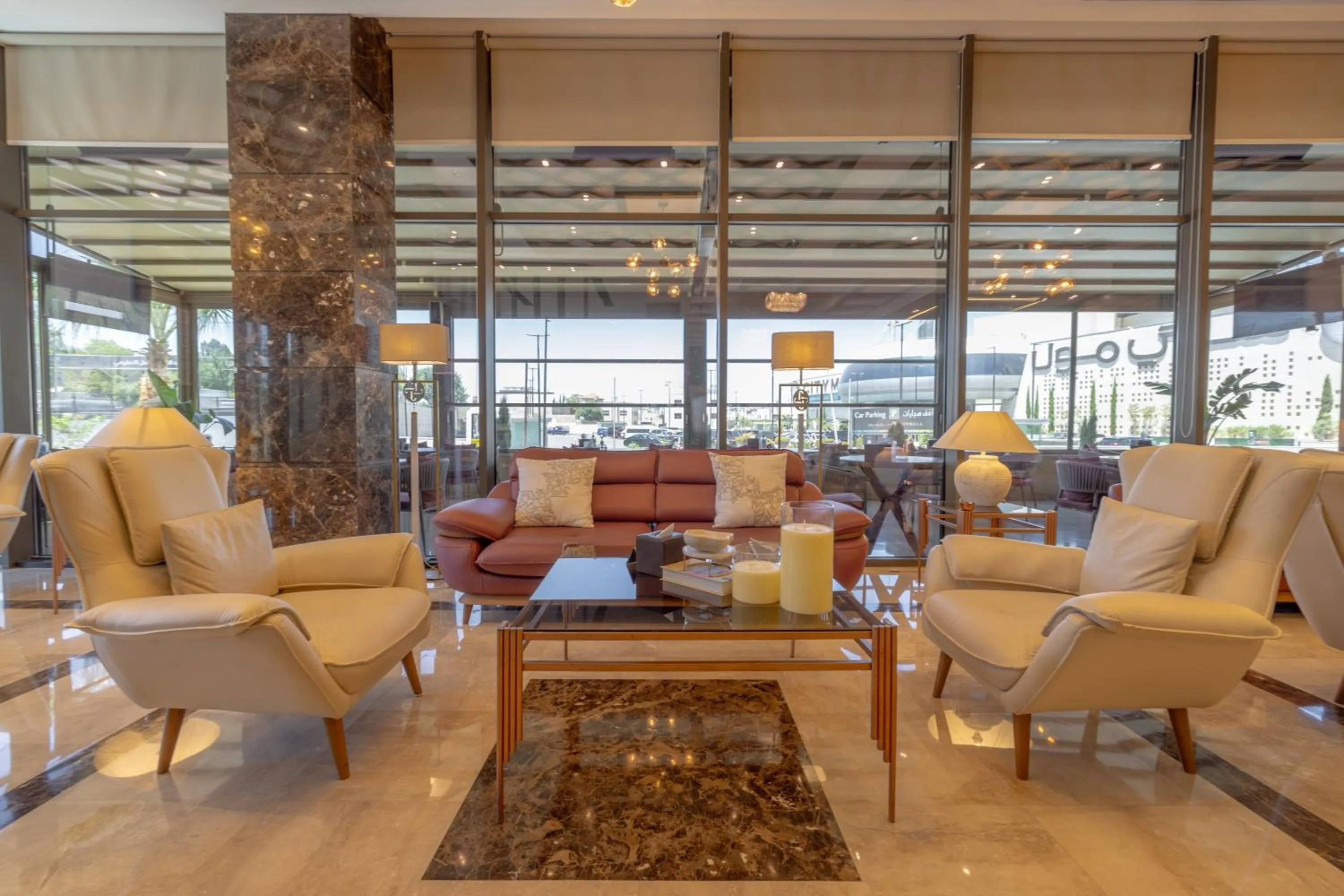 Seating area in Jeddah Homes Boutique Hotel