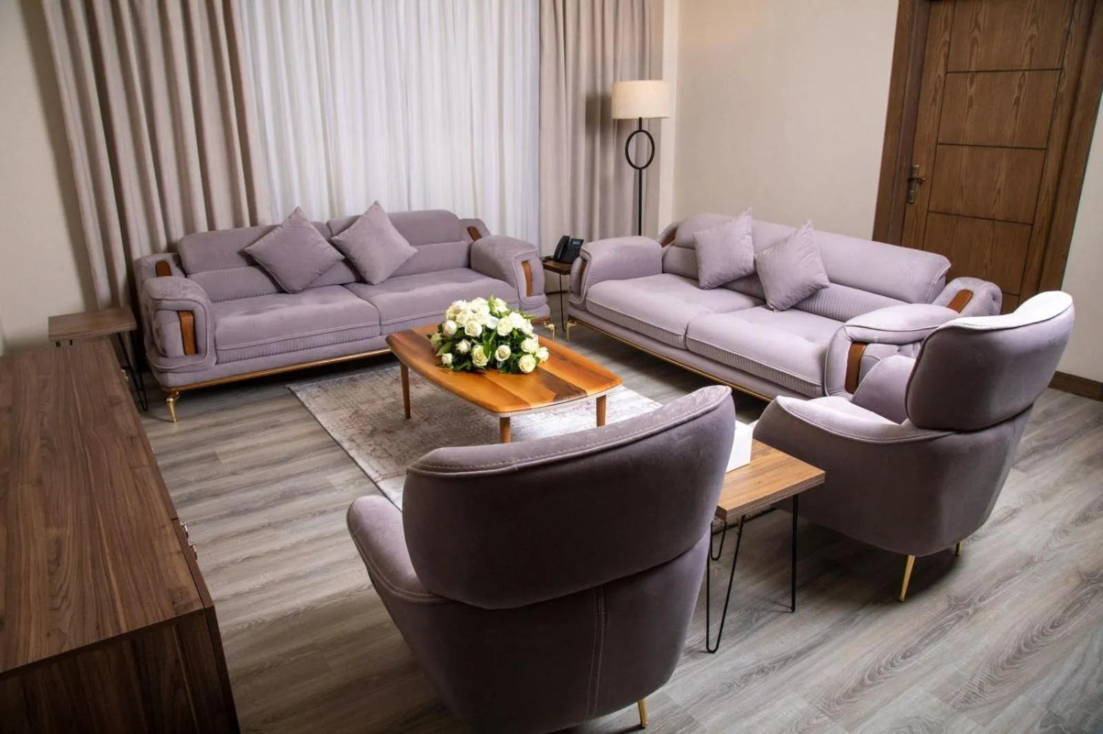Seating area in Jeddah Homes Boutique Hotel