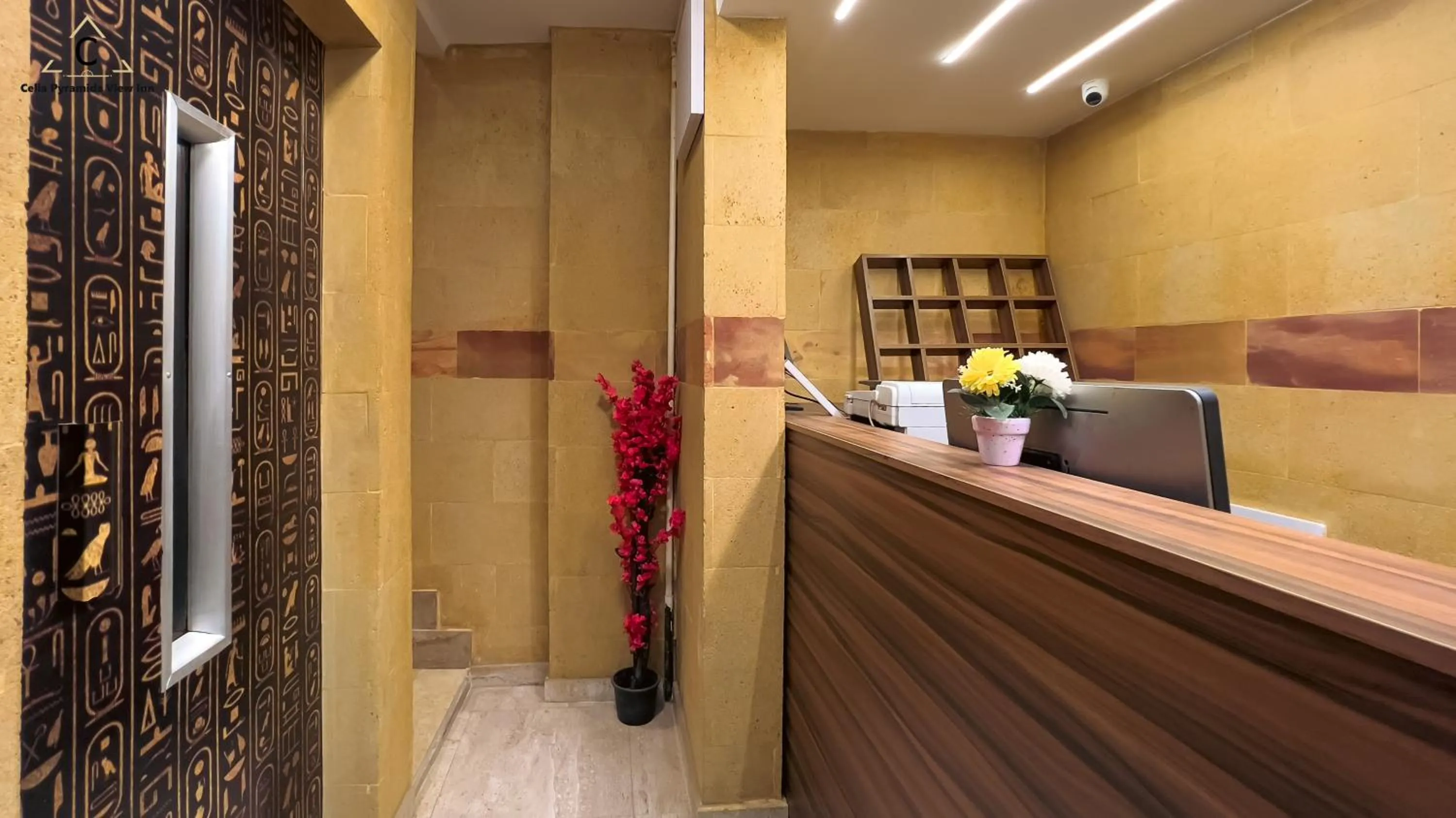 Lobby or reception in Celia Pyramids View inn